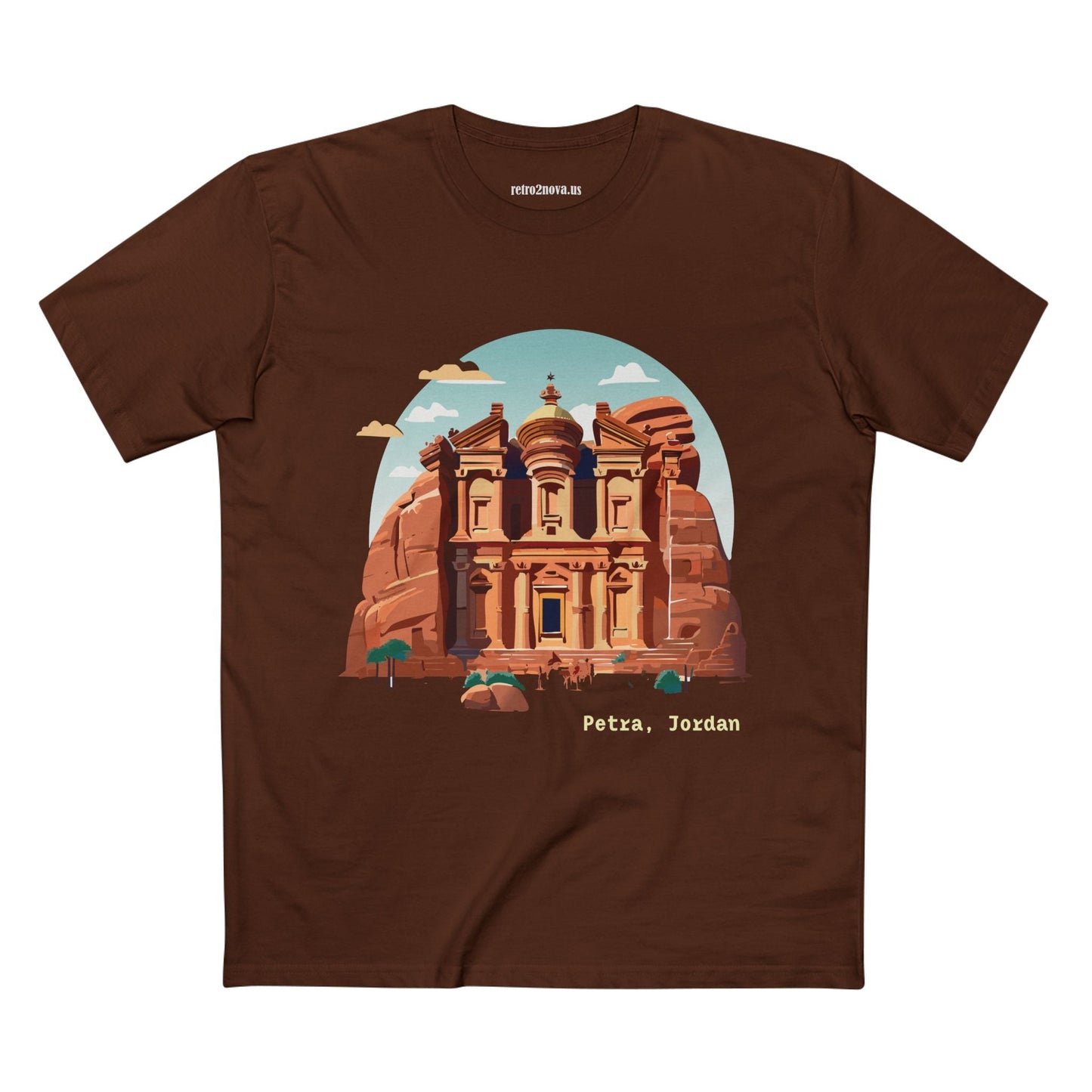 Petra Travel Shirt Unisex Premium Cotton Tee With Original Art Design For Tourists TT22