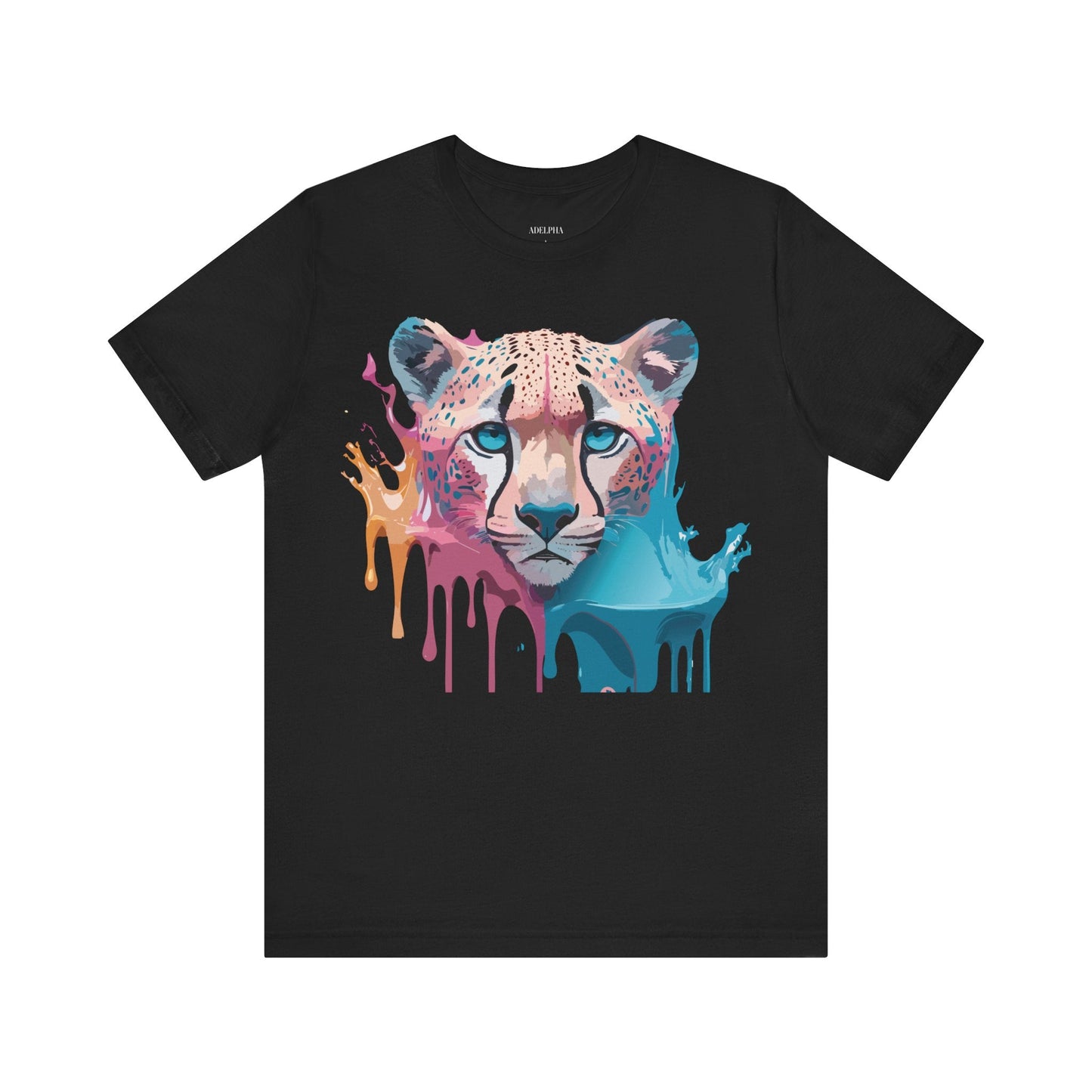 Adelpha Graphic Cheetah Shirt Unisex Vintage Inspired Graphic Tee Art Design