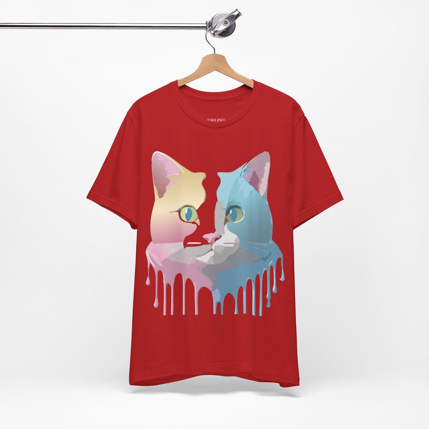 Cat Graphic Tee Unisex Vintage Inspired Shirt By Adelpha Limited Edition