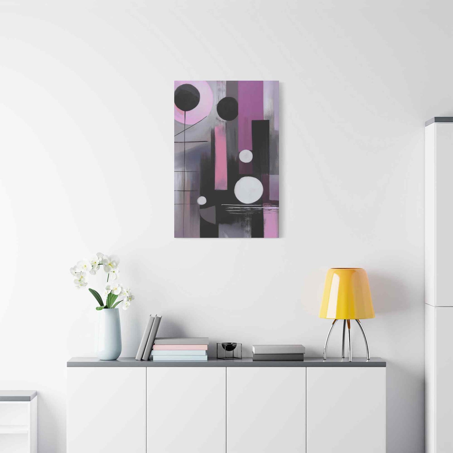 Abstract Geometric Painting Print Canvas 20x24,20x30,24x30 24x32,24x36,30x40 32x48,36x48,40x60 Pine-Wood Inner Frame ABS-44
