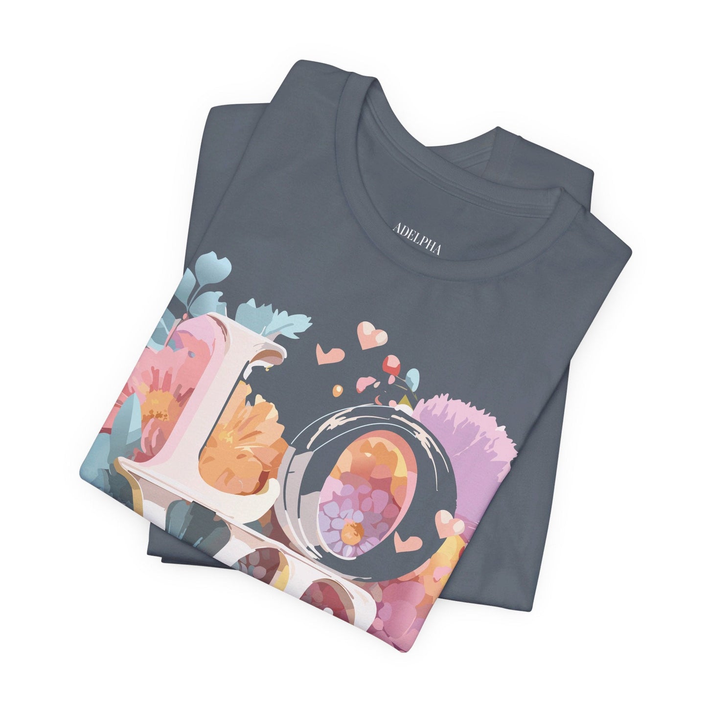 Valentine Graphic Tee Unisex Jersey Short Sleeve Art Design By Adelpha Vintage Artwork