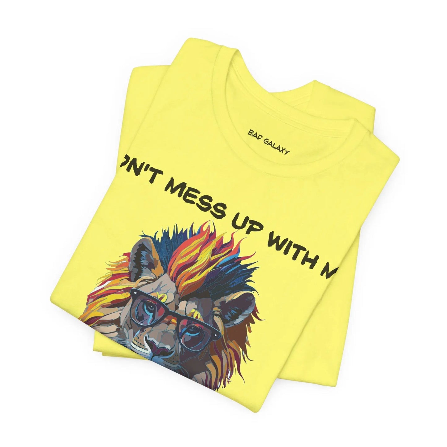 Animal T Shirt From Bad Galaxy Made To Order 100 Percent Cotton Tee Eco Friendly Non Toxic Inks USA