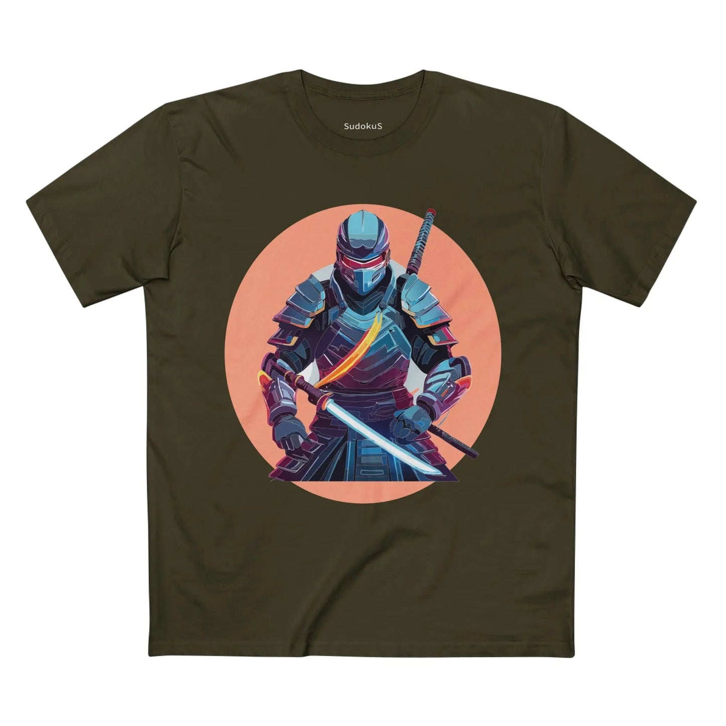 Samurai Graphic Unisex 100 Cotton Staple Tee 9