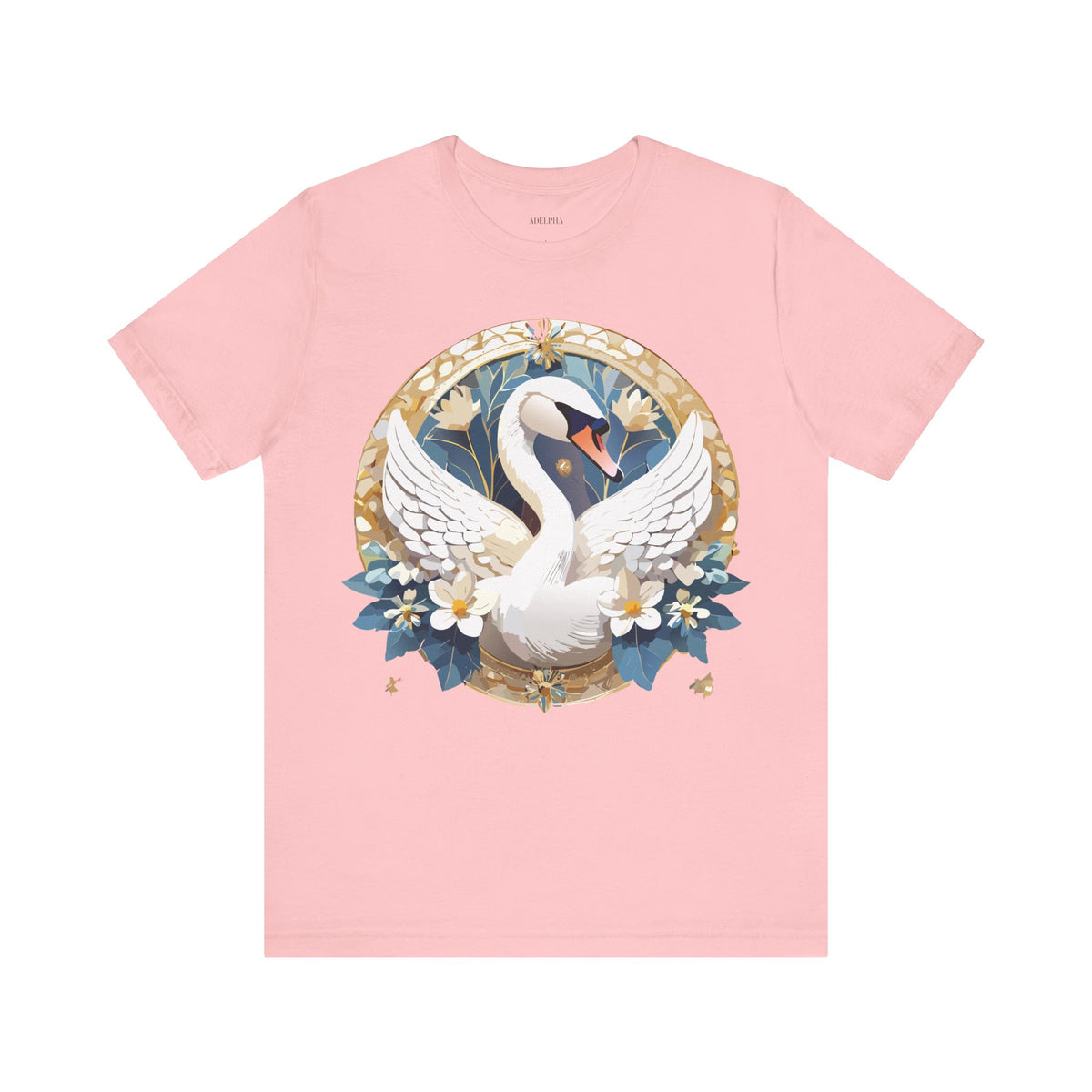 Medallion Graphic Unisex Cotton Bella+Canvas Tee with Art Design d45
