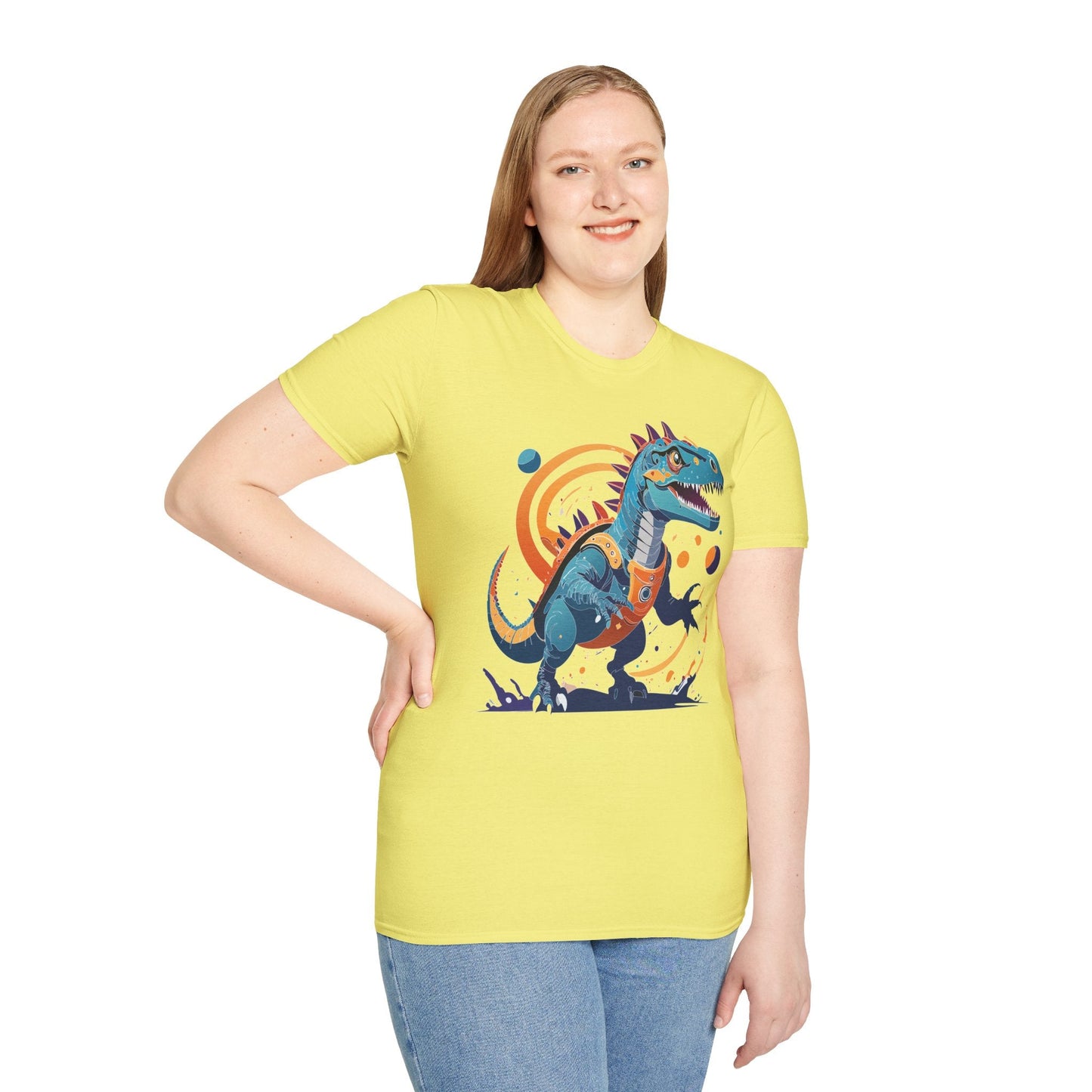Unisex Alien T Shirt Cosmos Tee With Alien Design Gildan Softstyle 64000 Ring Spun Cotton