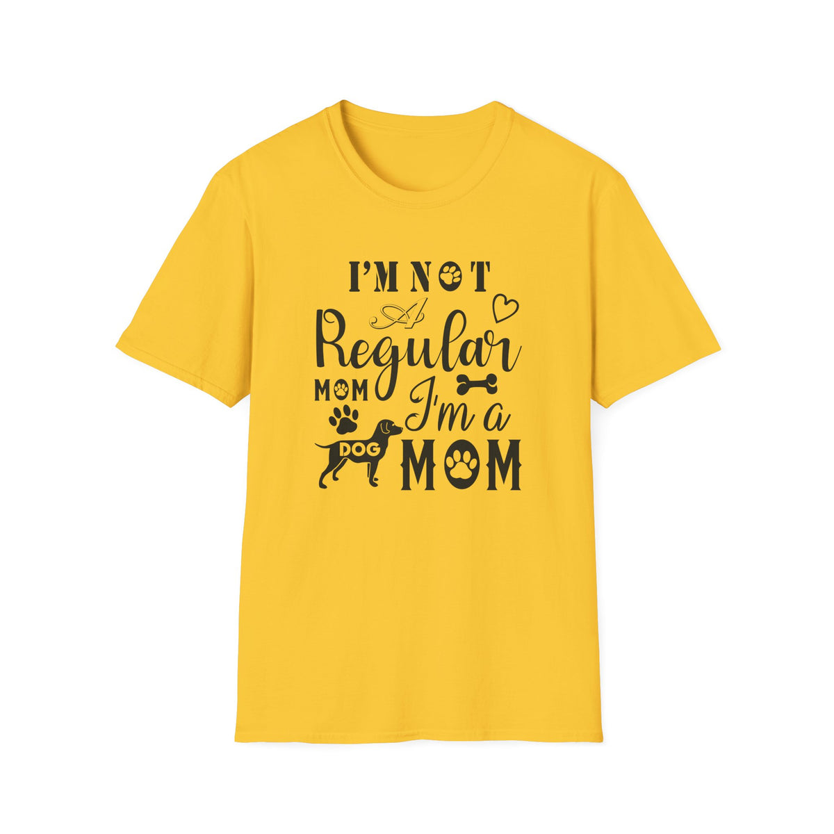 Dog Mom Pet Lover Graphic Unisex Cotton T-Shirt