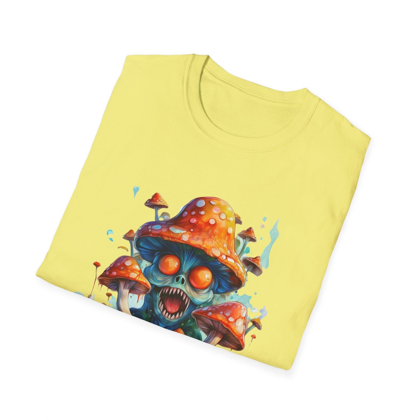 Mashroom Tee Shirt Unisex Softstyle 64000 Graphic Tee Funny Mashroom Design Gift