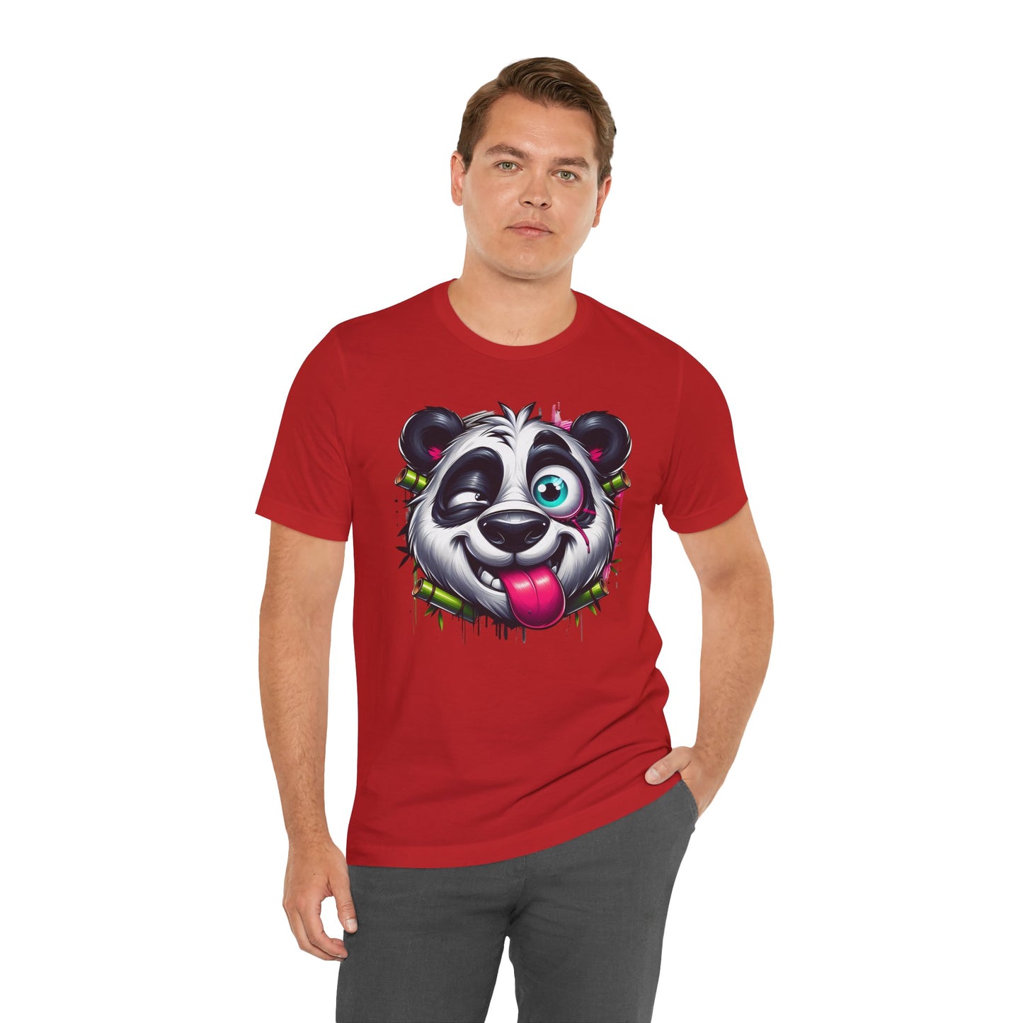 DiDi Panda Shirt, Funny Animal T-Shirt, Cartoon Top, Funny Panda Tee Shirt, Animal Tees, Art Design T-Shirt, Graphic Tee
