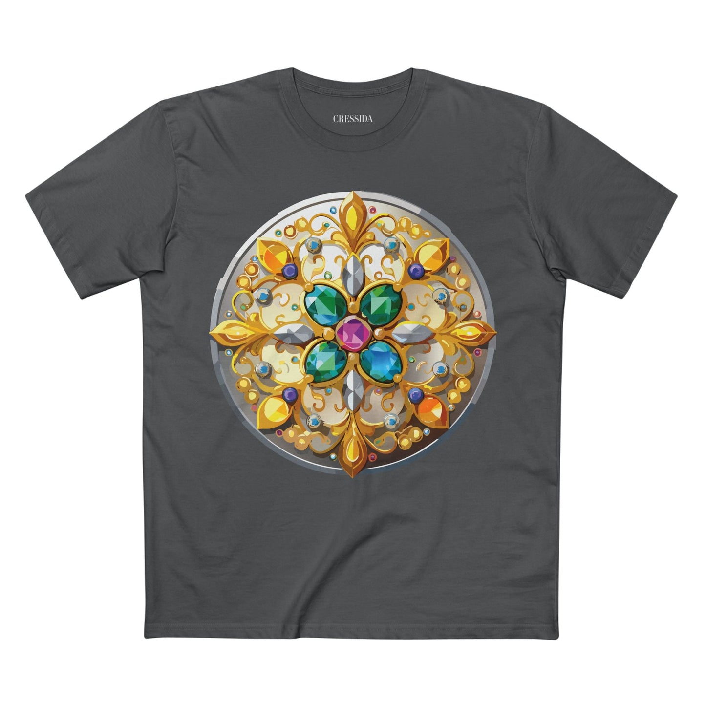Medallion Graphic T-Shirt Unisex 100 Cotton With Gold Art Design Medal Tee 7
