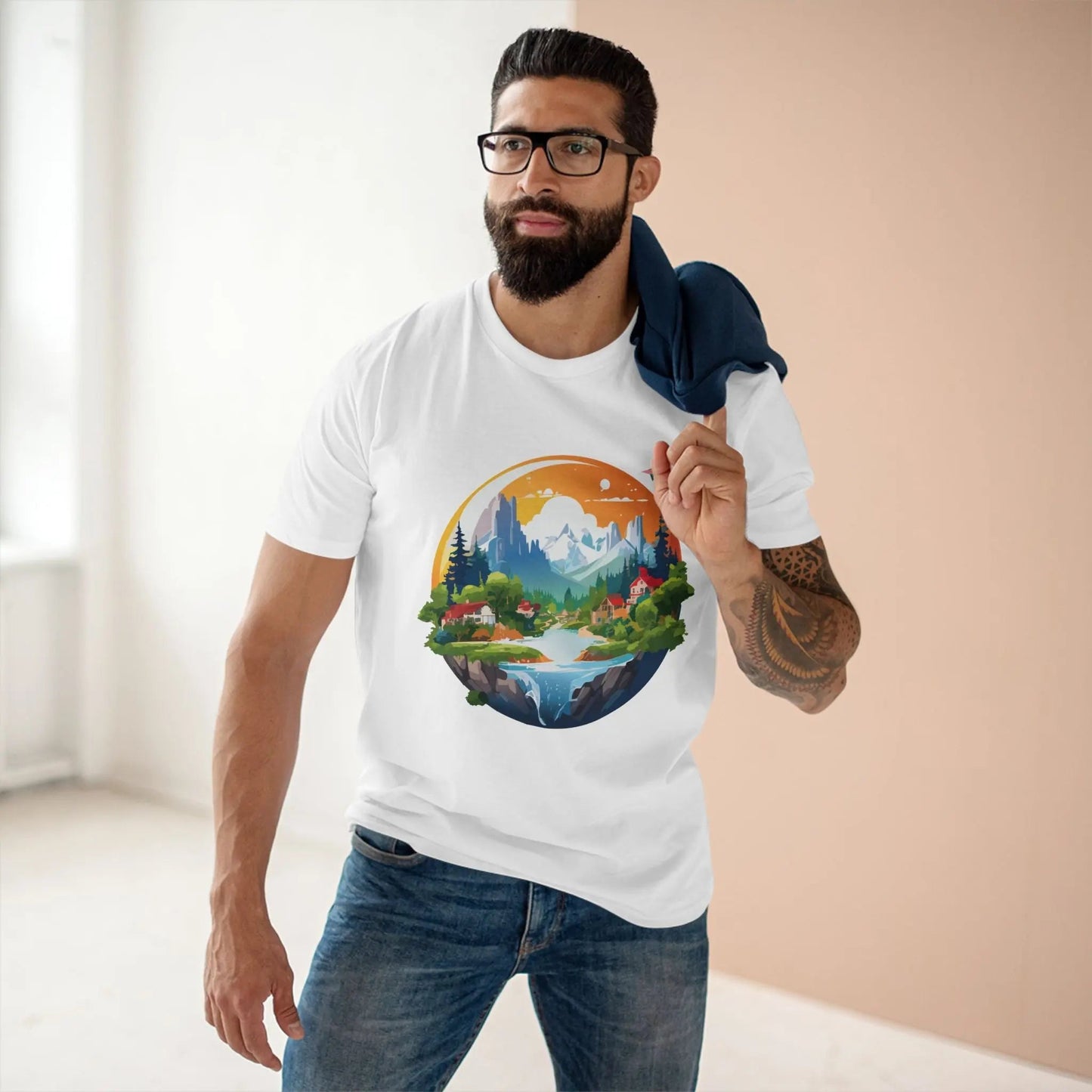Fantasy Graphic Unisex 100 Cotton Staple Tee 8