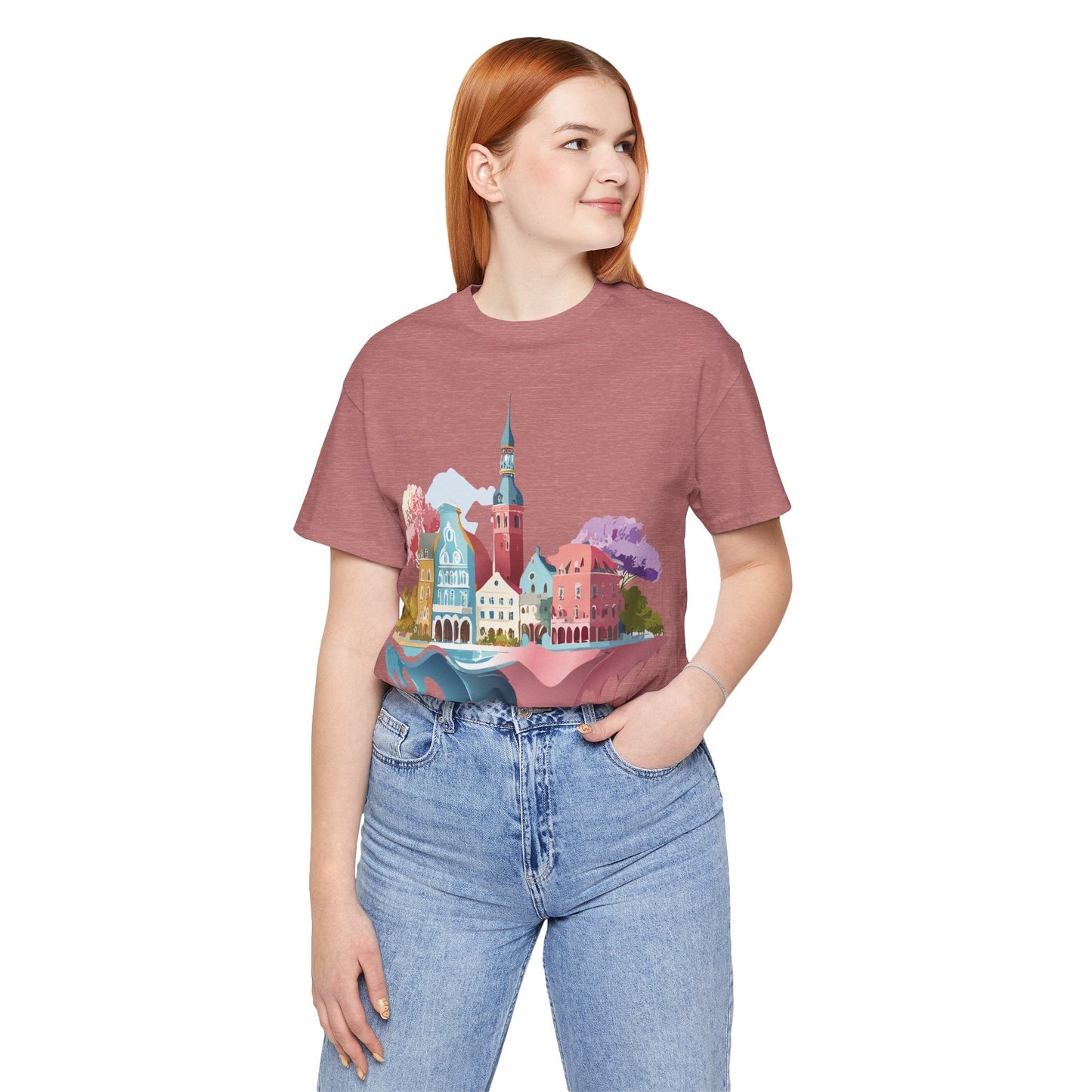 Germany Tourist Shirt Unisex Graphic Tee With Vintage Adelpha Artwork Short Sleeve