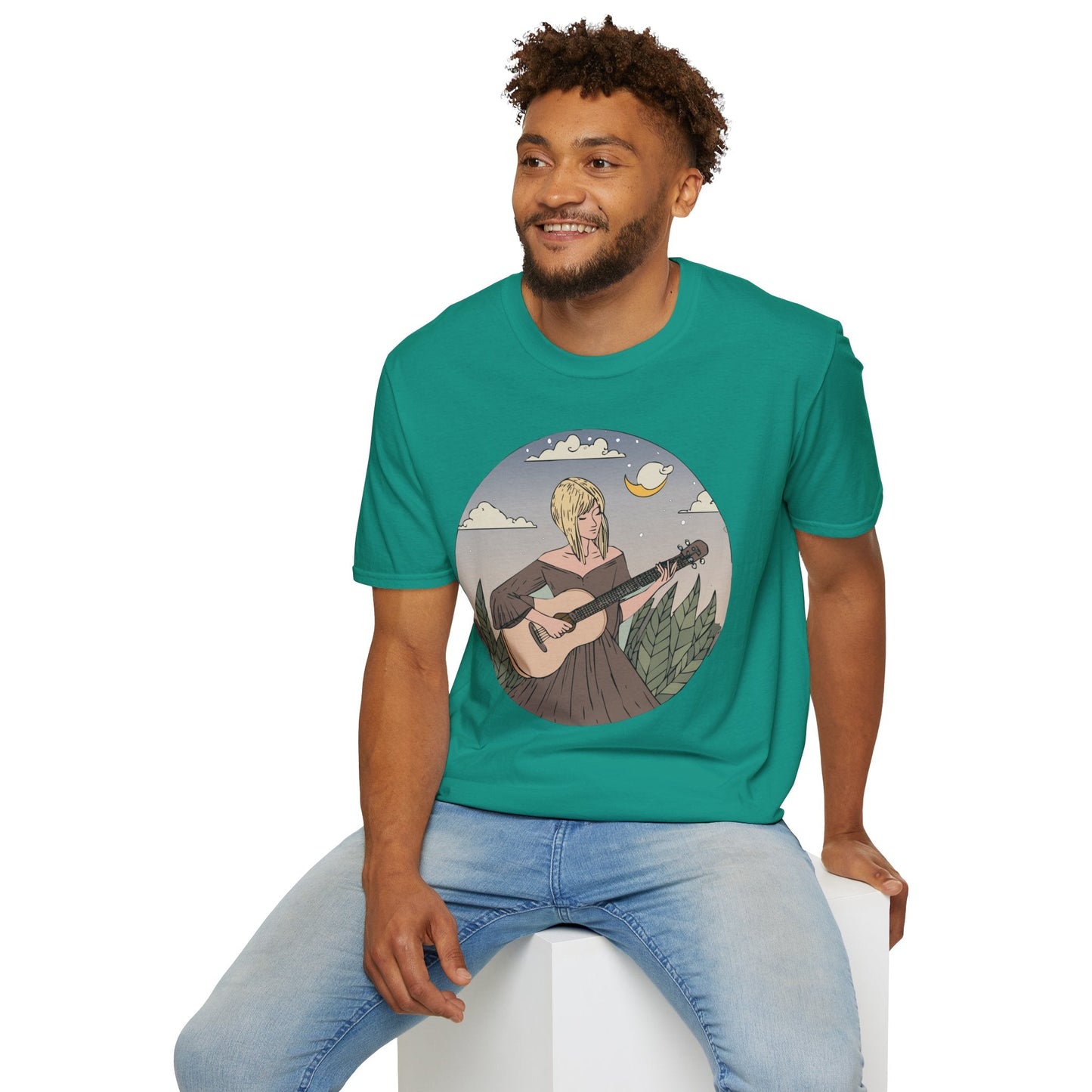 Womens Graphic T Shirts Art Design Shirt Softstyle Unisex Cotton Tee 100 Percent Comfort