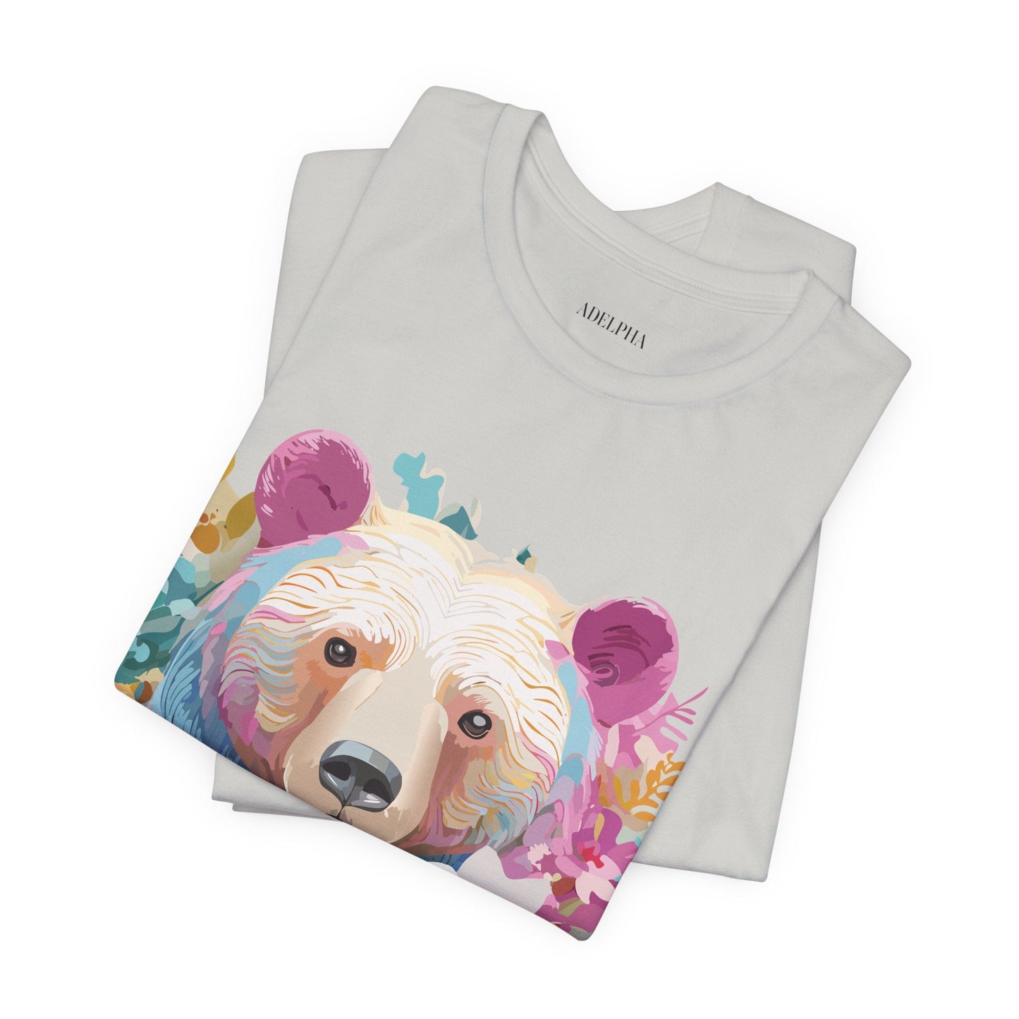 Adelpha Bear Graphic Tee Unisex Short Sleeve Shirt Art Design