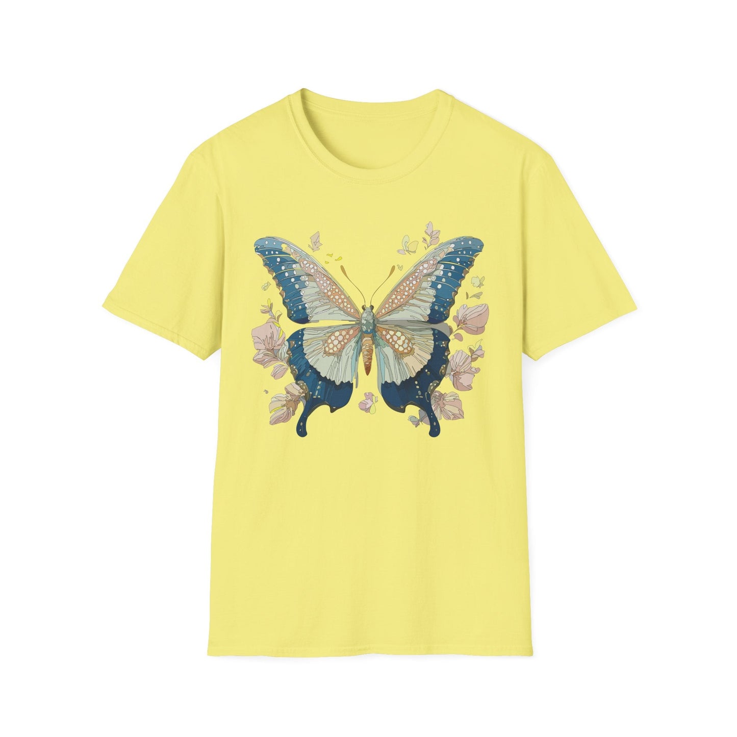 Butterfly Shirt Unisex T Shirt Monarch Butterfly Softstyle Gildan 100 Cotton Tee