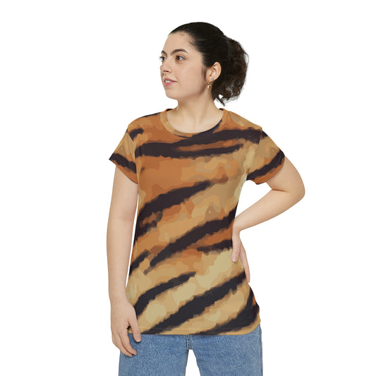 Poly-Span Shirt with animal prints