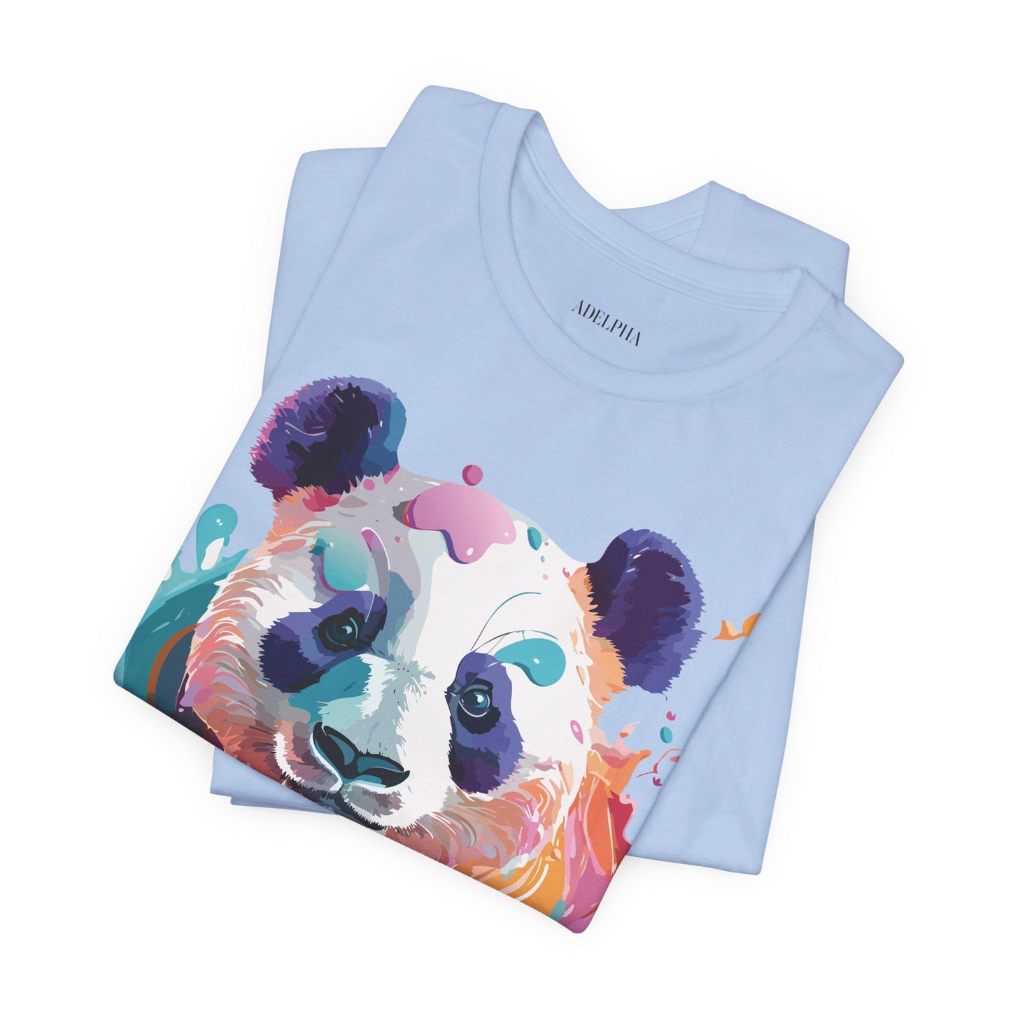 Panda Graphic Tee Unisex Vintage Inspired Art Design By Adelpha Premium Jersey Short Sleeve