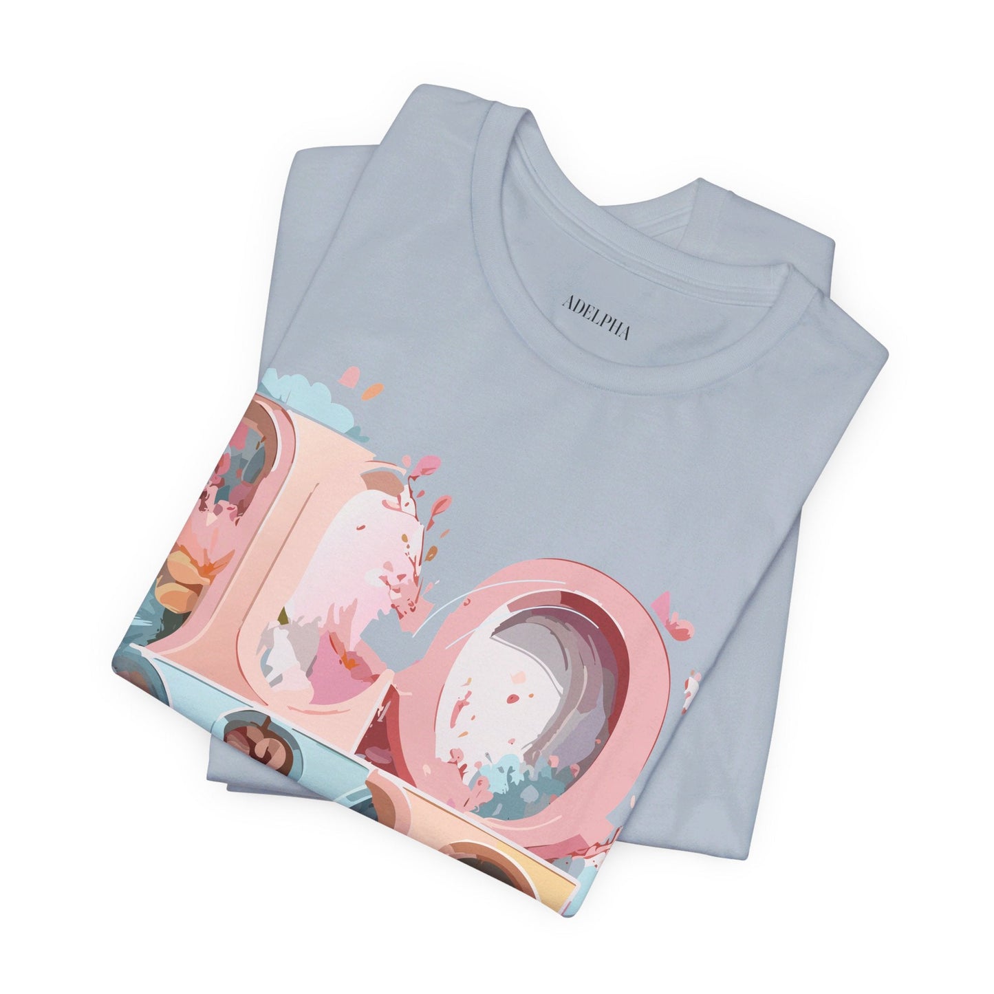 Adelpha Graphic Unisex Valentine Shirts Vintage Inspired Art Design Short Sleeve Tee