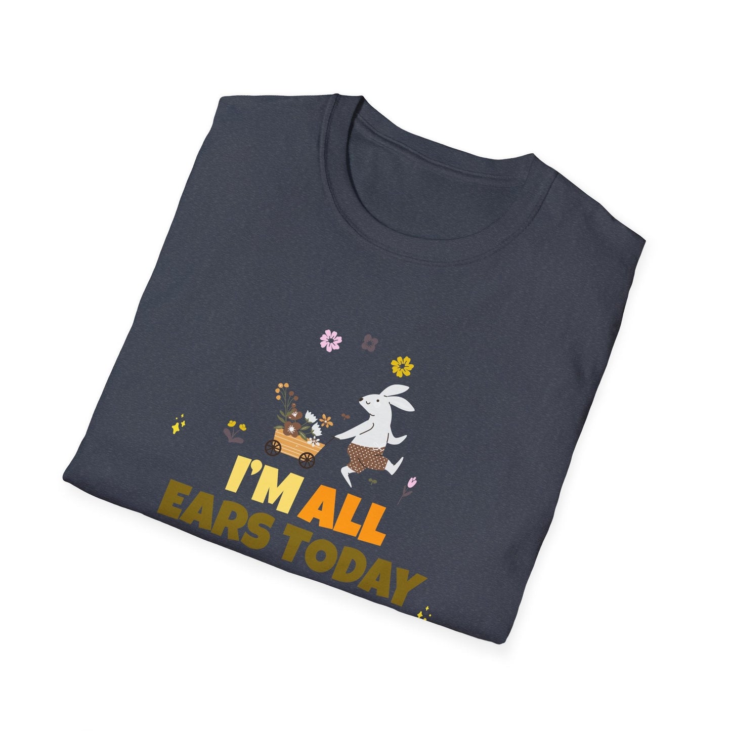 Easter Bunny T Shirt Unisex Gildan Softstyle Tee 100 Percent Ring Spun Cotton Easter Design