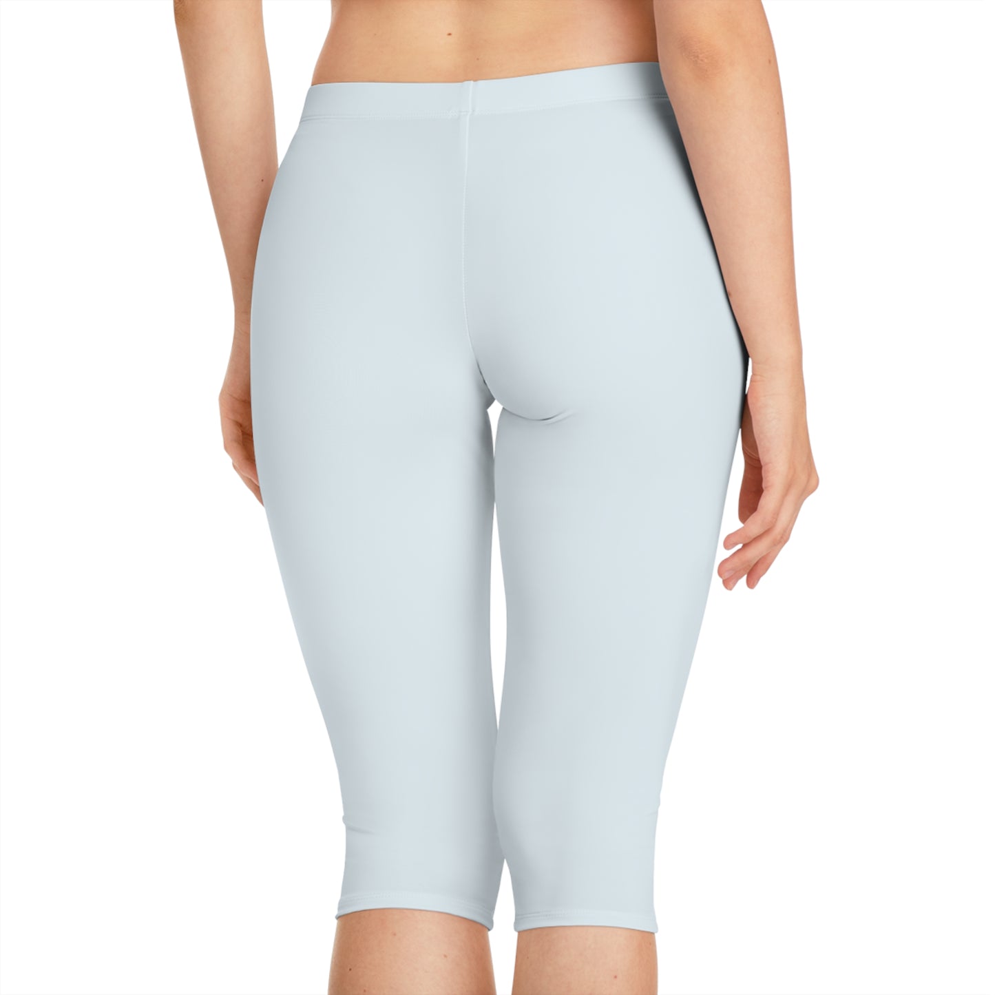 Blue Color Capri Leggings, Blue Capri Leggings 13