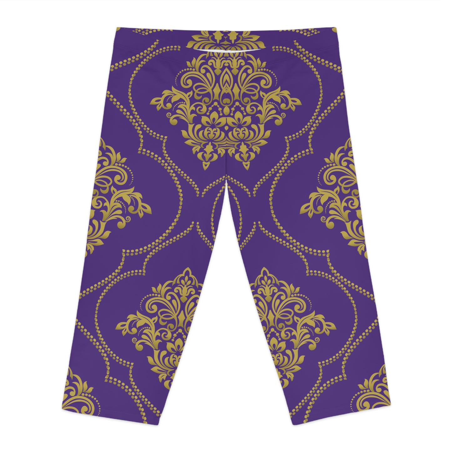 Capri leggings with traditional print