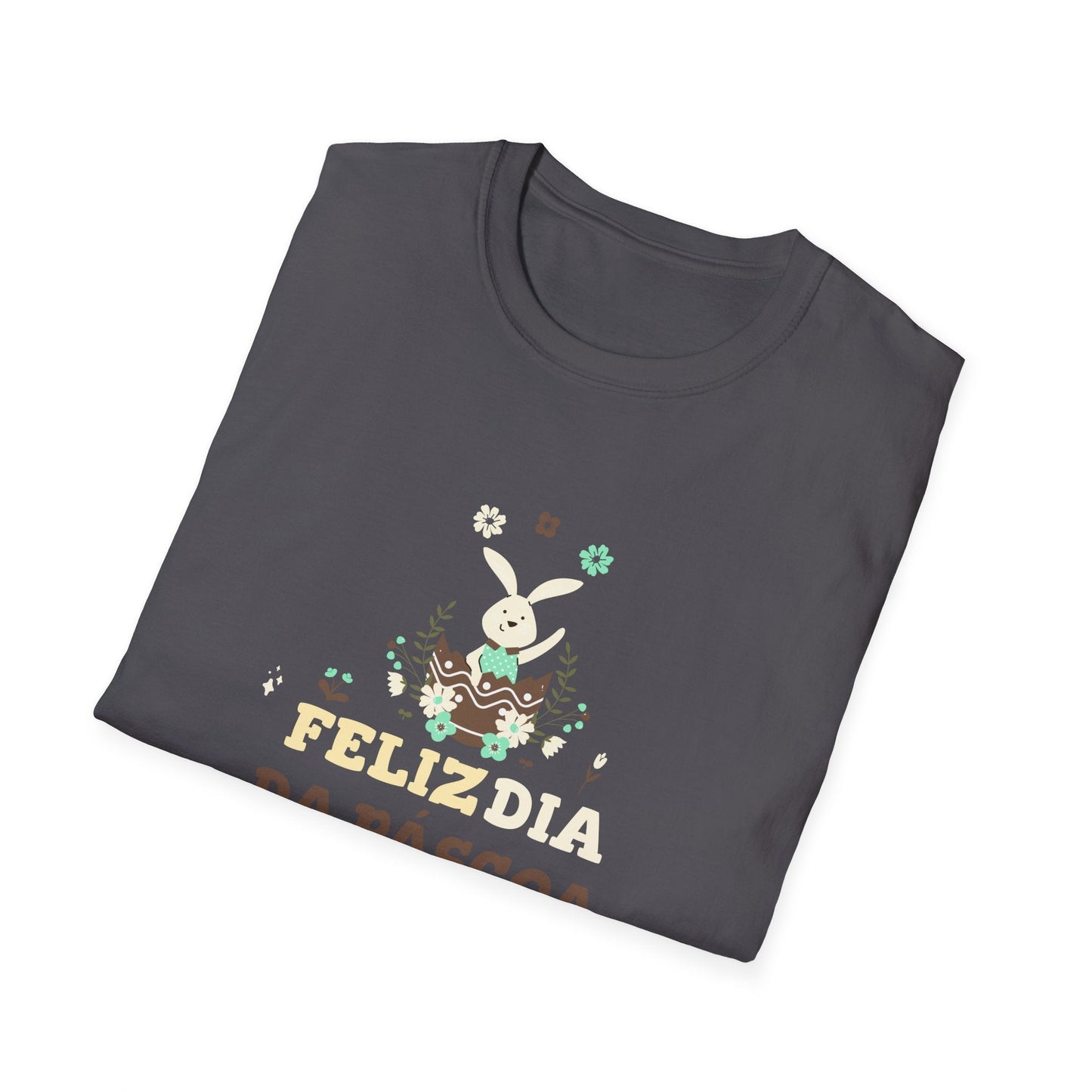 Easter Day T Shirt Unisex Softstyle Tee With Easter Design Print Gildan 64000 Comfort Fit