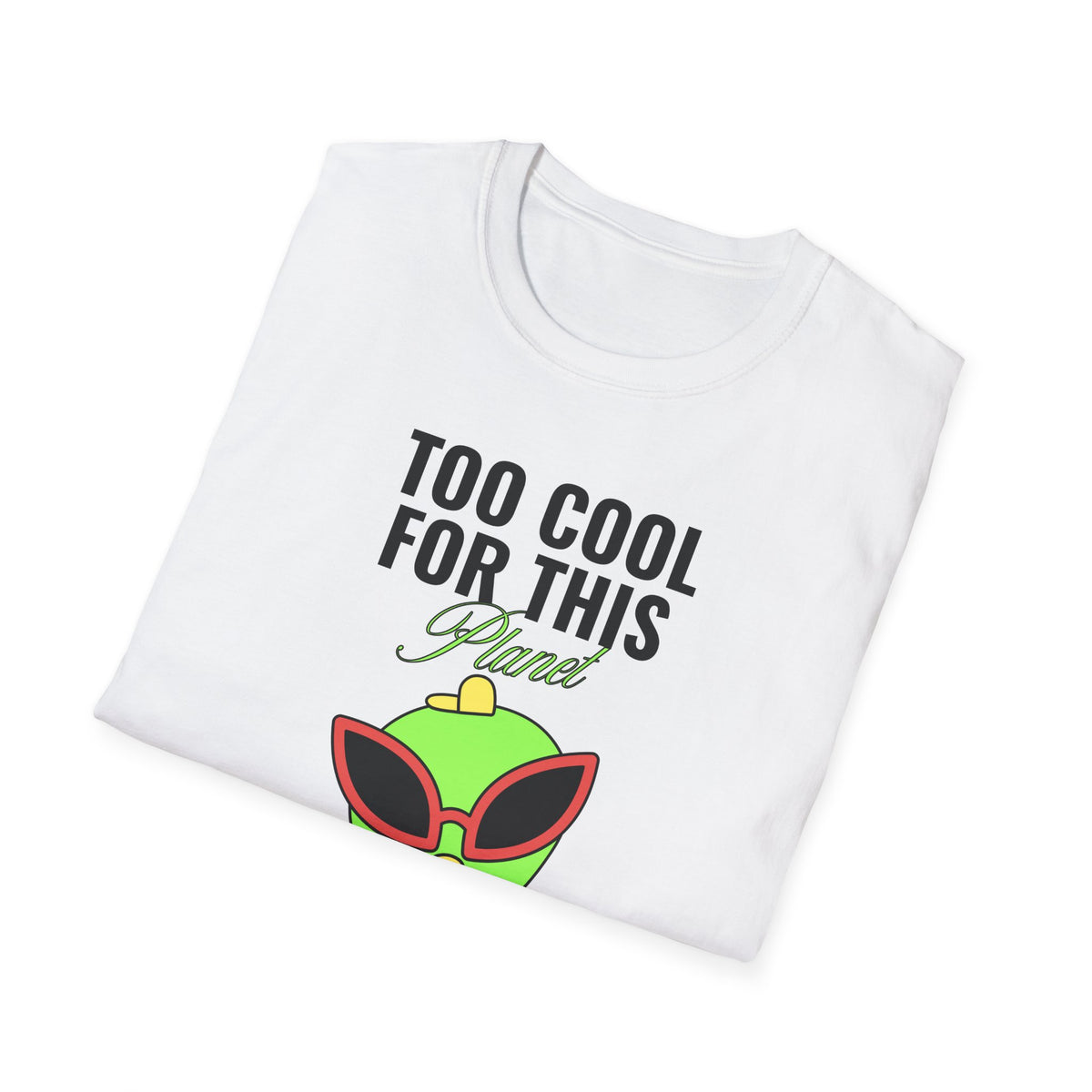 Funny UFO Aliens Graphic Tee Gildan Unisex 100 Cotton Tee Shirt - 19