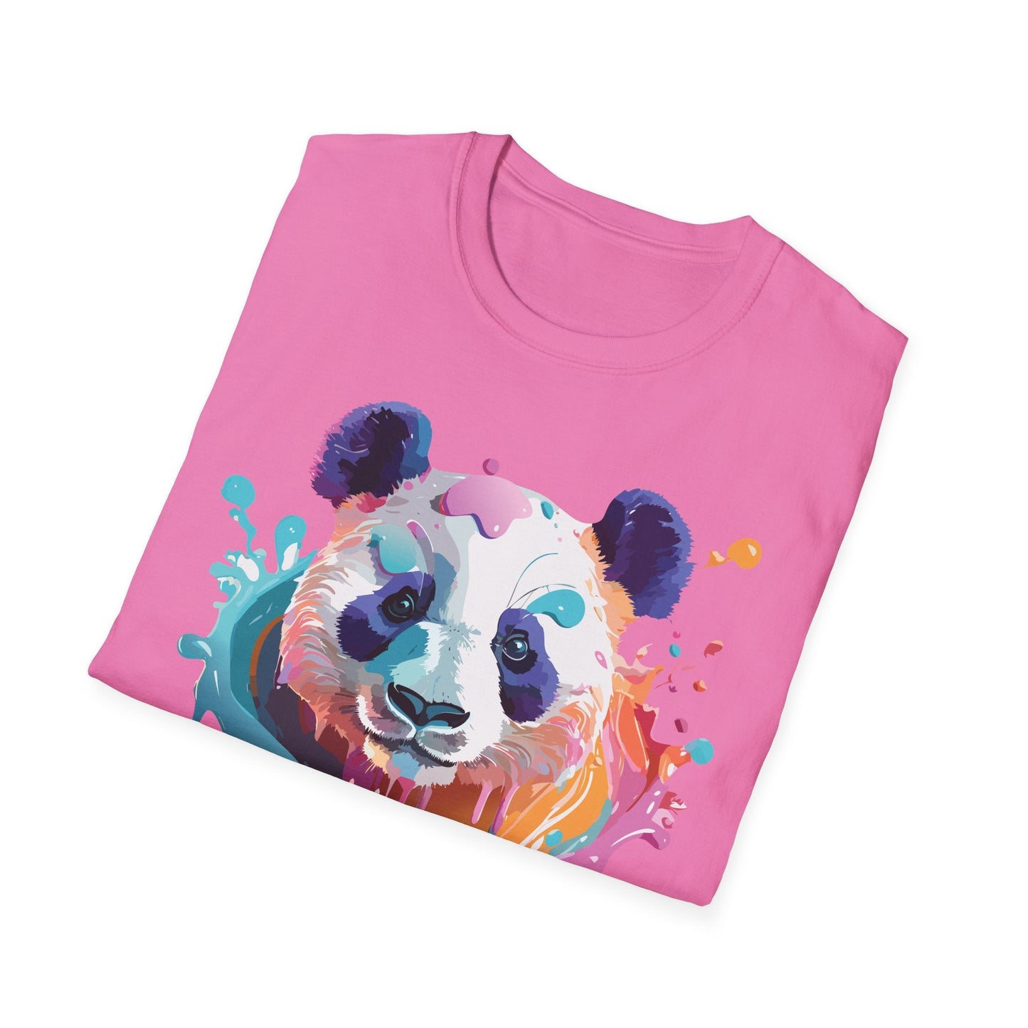Panda Shirt T Shirt Softstyle 64000 Gildan 100 Percent Ring Spun Cotton Comfortable Animal Tee