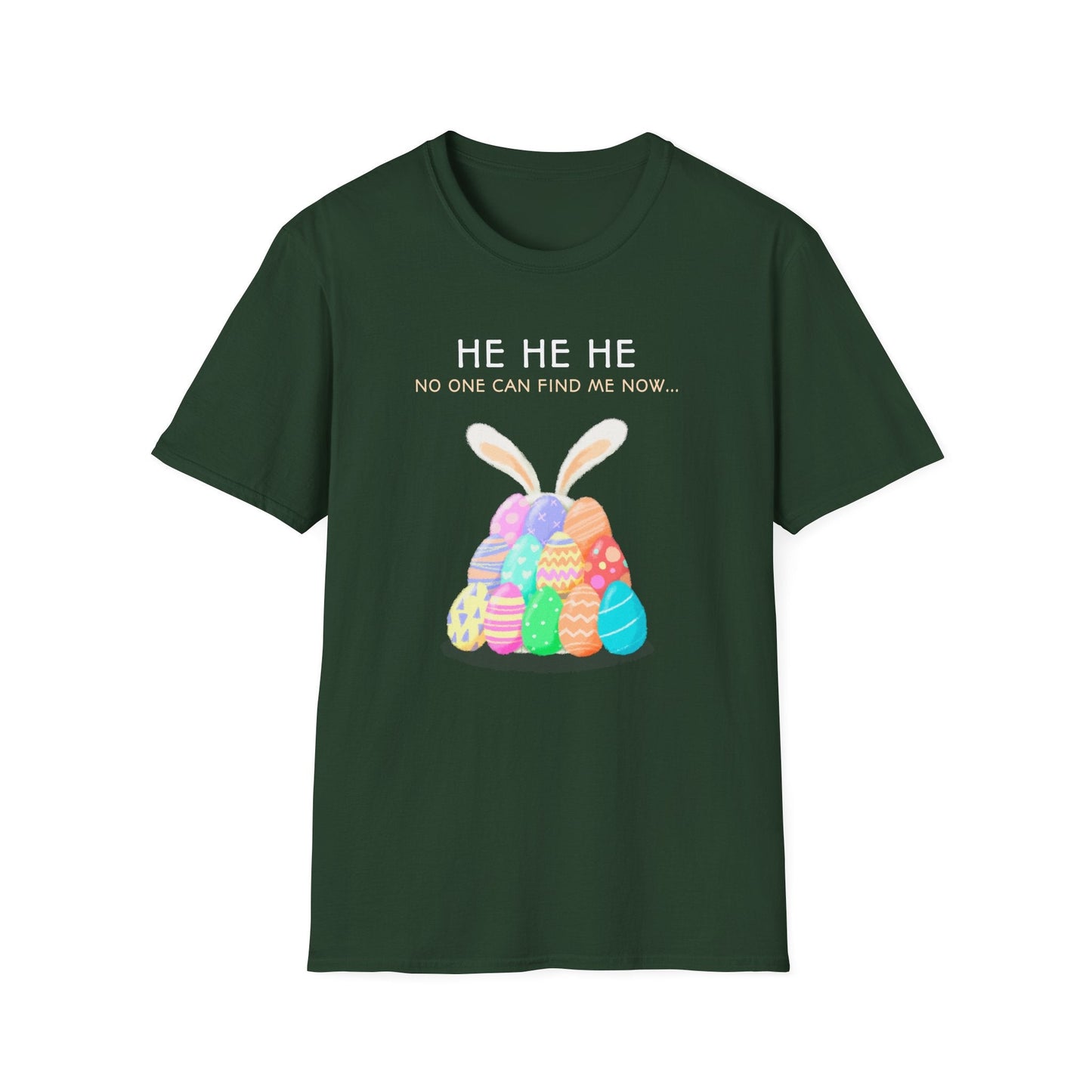 Easter Egg T Shirt Unisex Softstyle 100 Percent Ring Spun Cotton Easter Design Tee