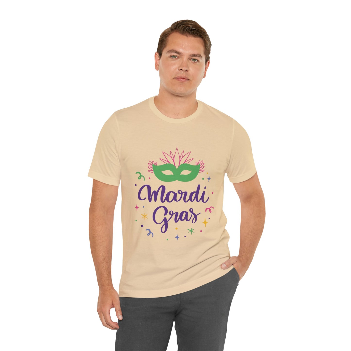 Unisex Cotton Tee Shirt for Mardi Gras