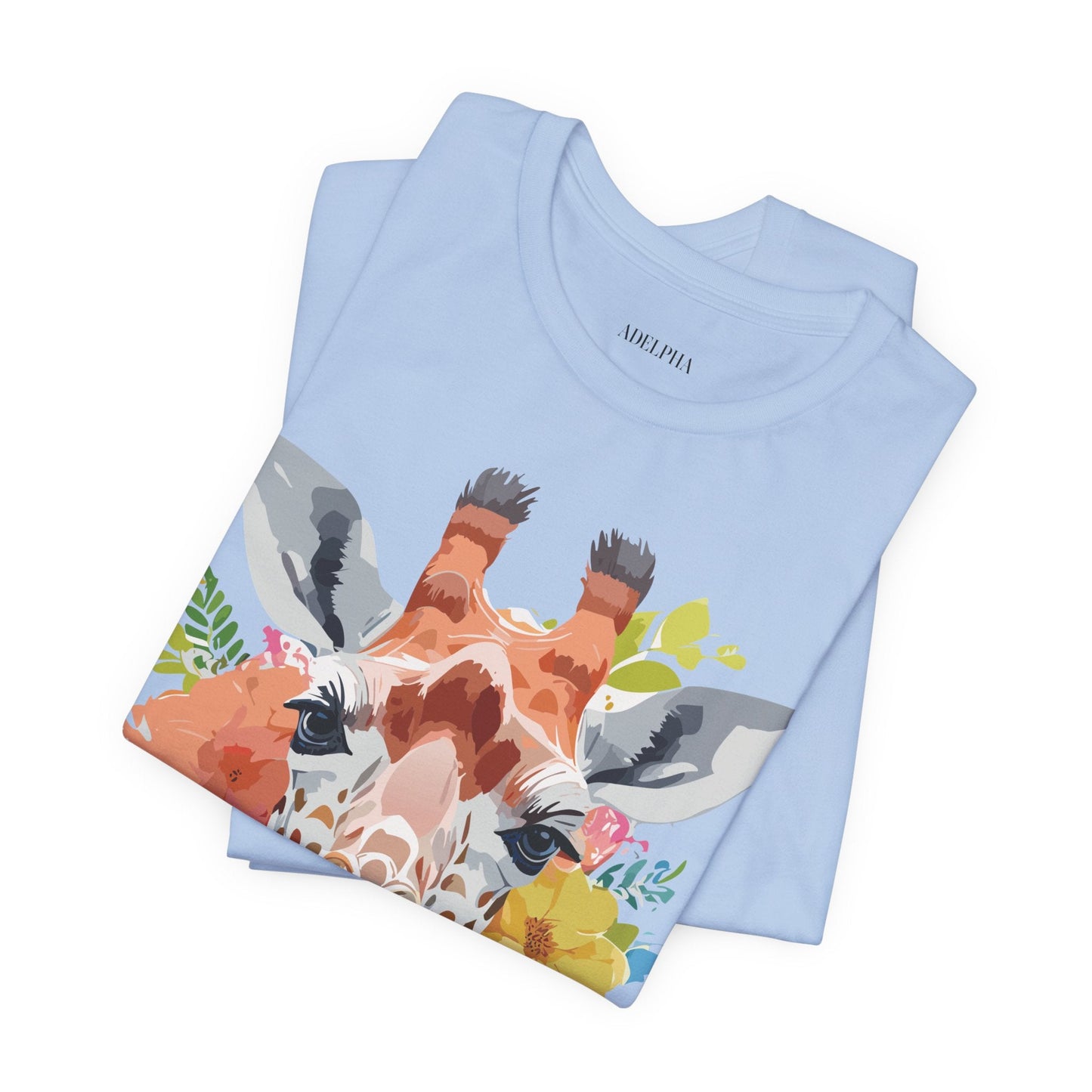 Giraffe Graphic Tee Unisex Jersey Short Sleeve Adelpha Vintage Inspired Artwork Design