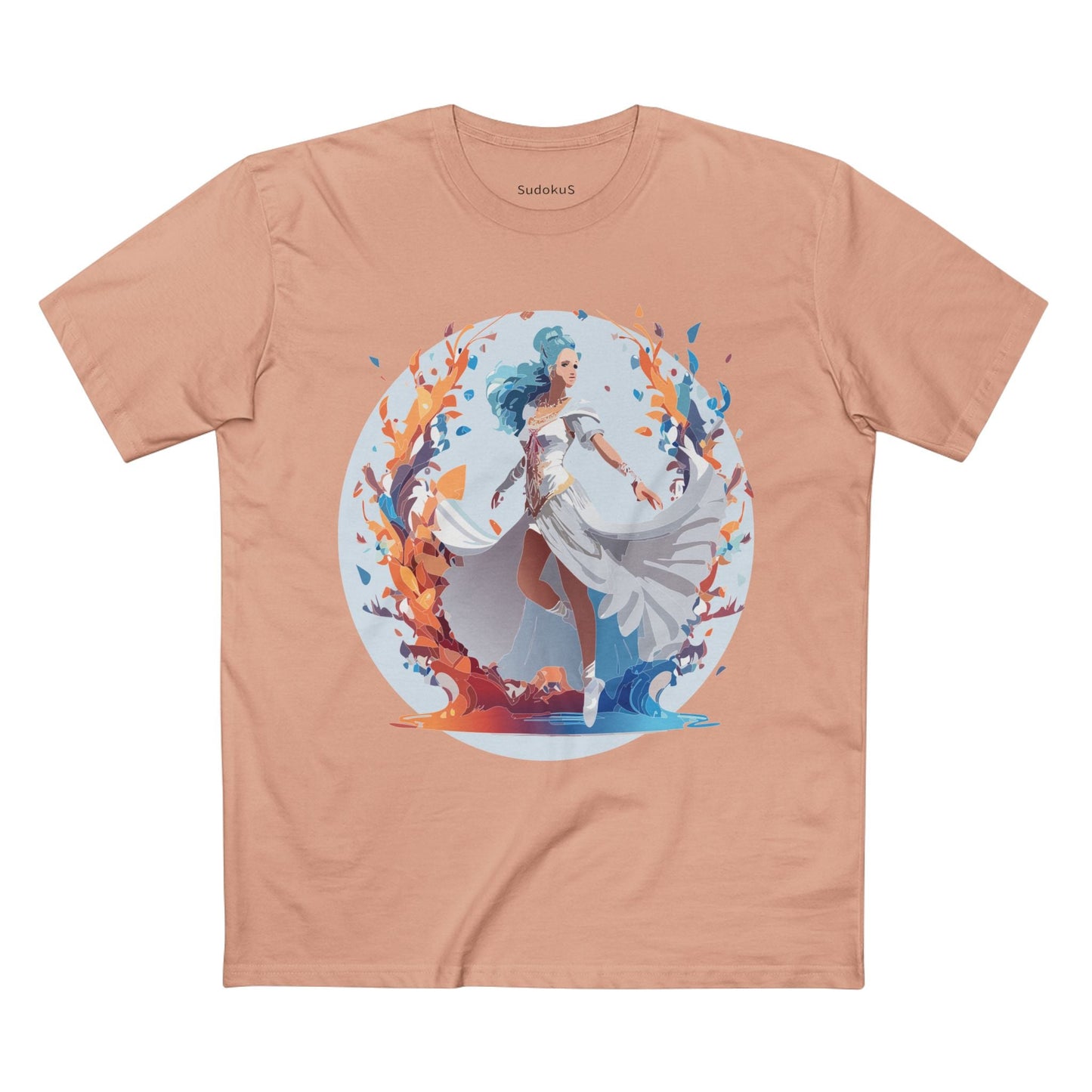 Dancer Graphic Unisex 100 Cotton Staple Tee 16