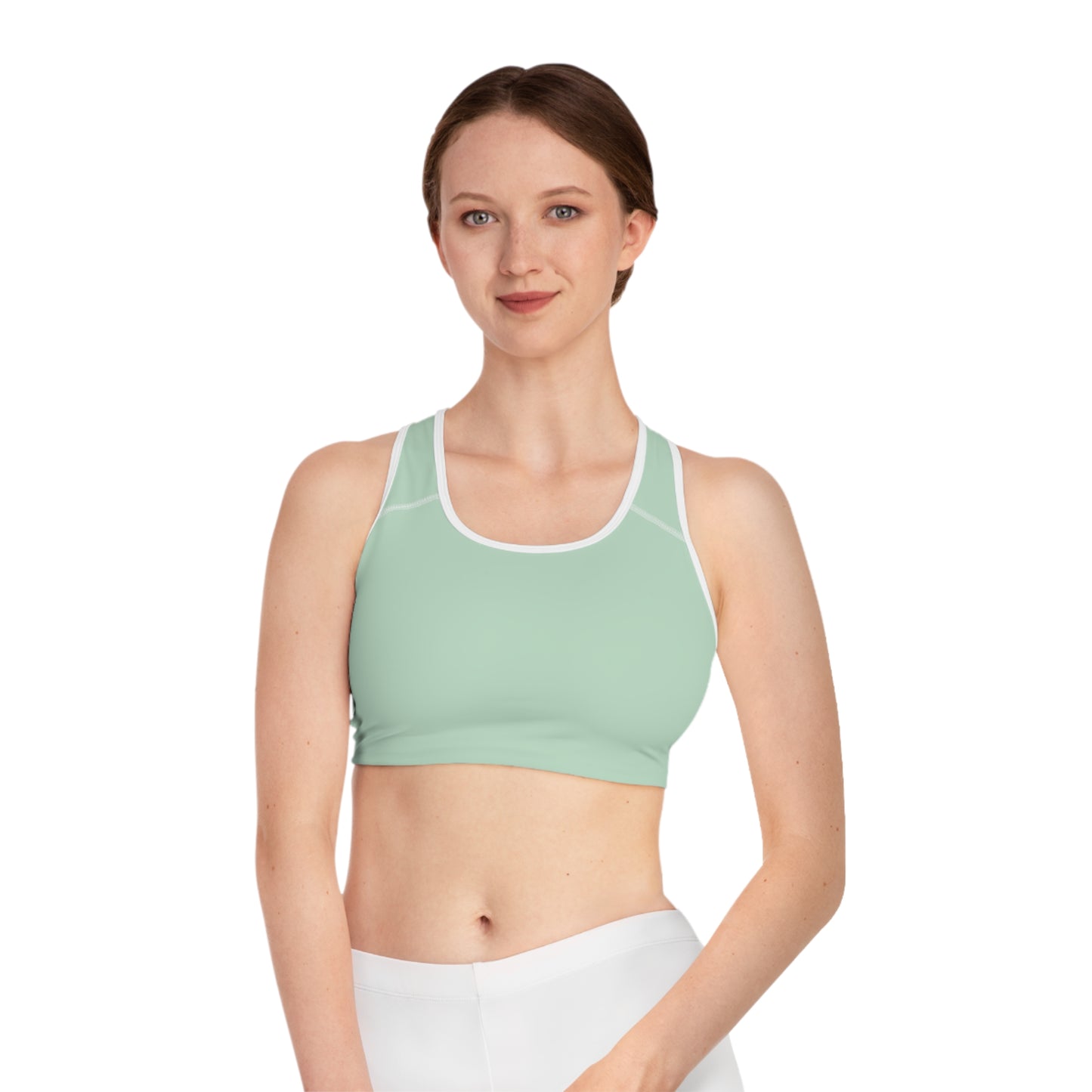 Green Color Sports Bra, Green Sports Bra 6