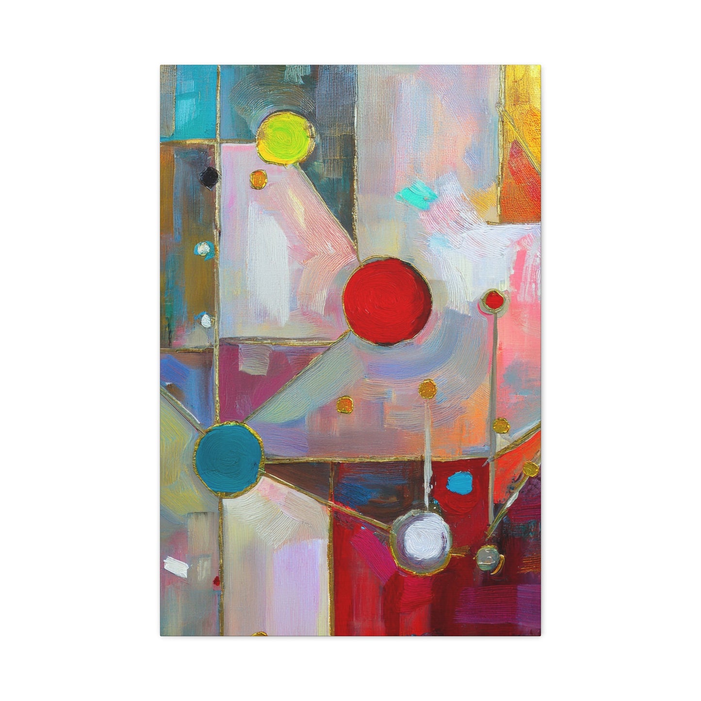 Abstract Oil Painting Print Canvas 20x24,20x30,24x30 24x32,24x36,30x40 32x48,36x48,40x60 Pine-Wood Inner Frame ABS-175