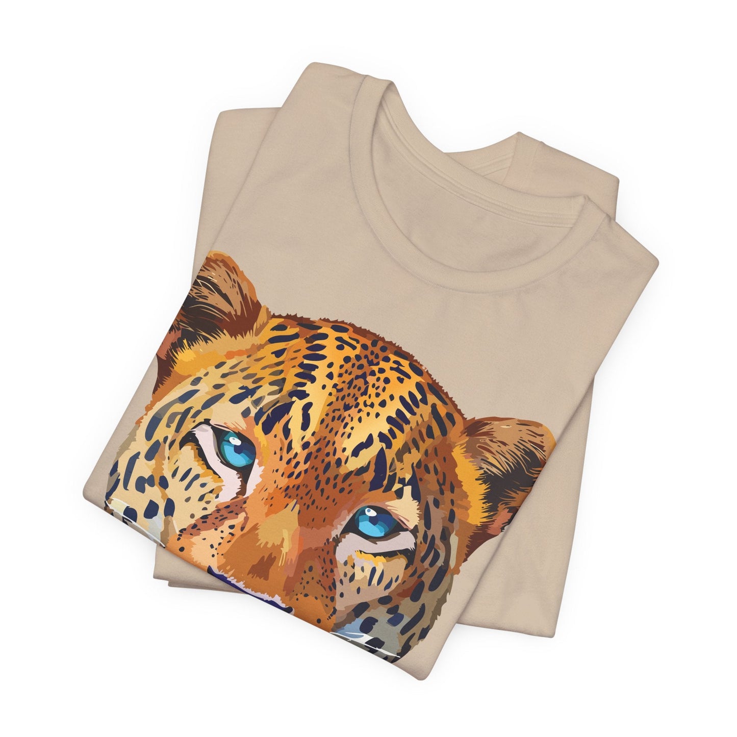 Unisex Animal Print Tee Shirt With Art Design Wild Animals Graphic Tee For Everyday Wear