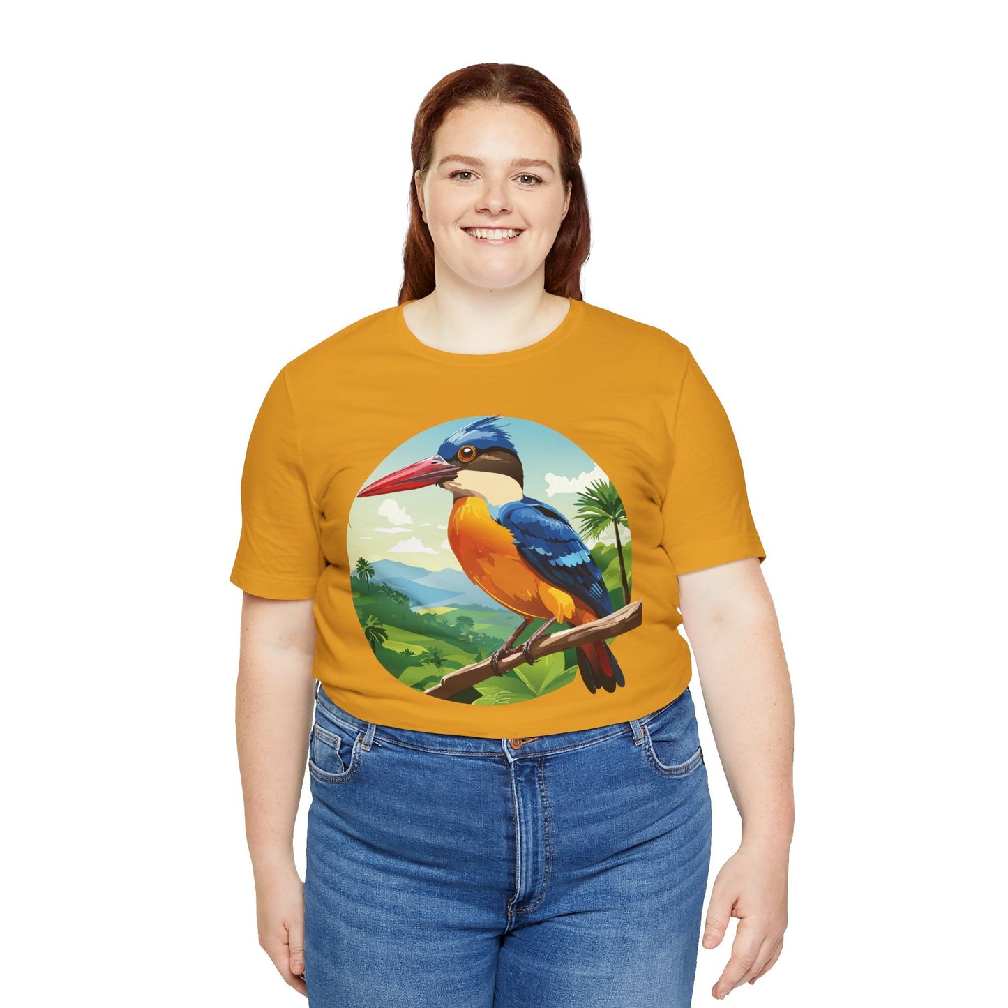 Unisex Animal Shirt With Art Design Featuring Wild Animals Jersey Short Sleeve Tee