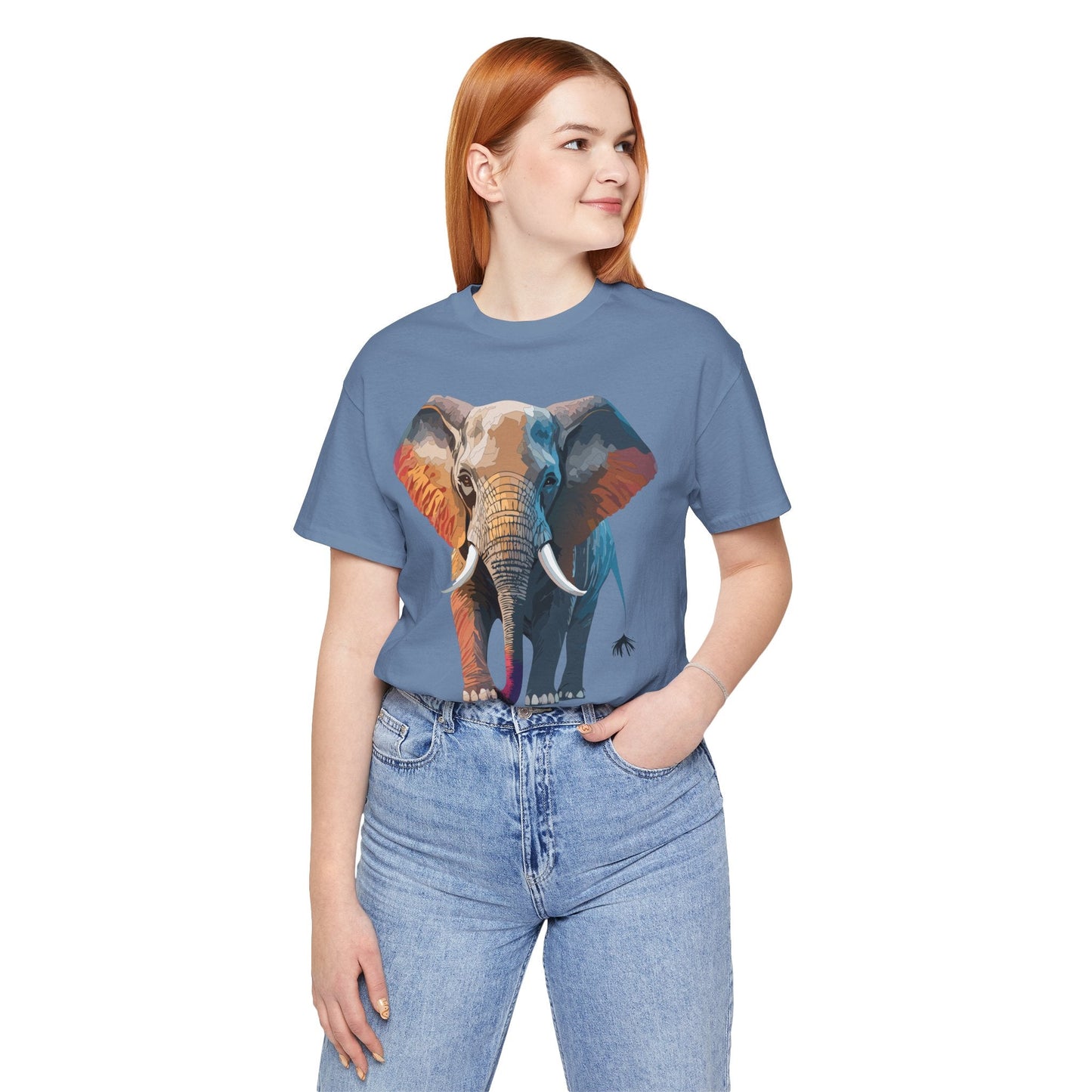 Unisex Animal Shirt With Animals Art Design Graphic Tee Short Sleeve Wild Animals