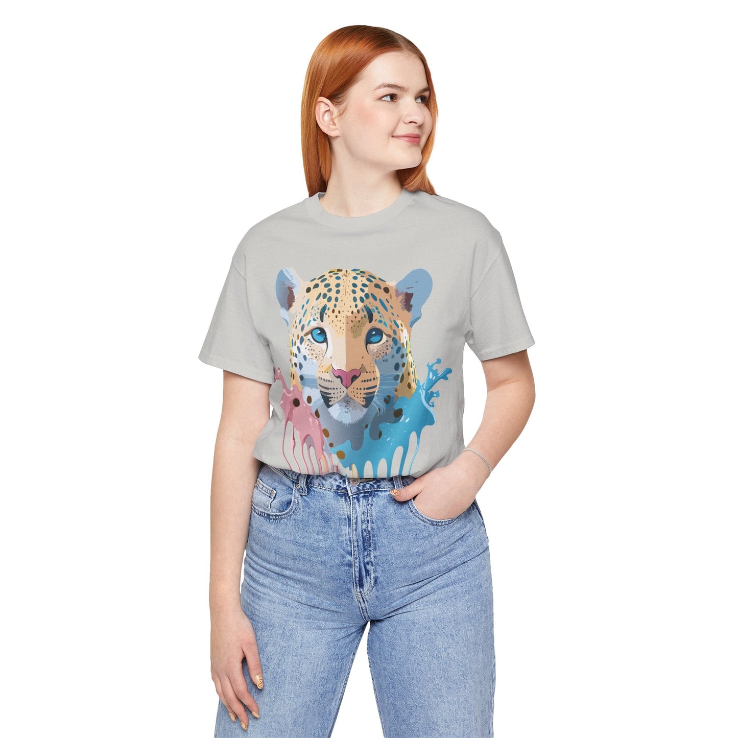Adelpha Cheetah Graphic T Shirt Unisex Jersey Short Sleeve Vintage Art Tee