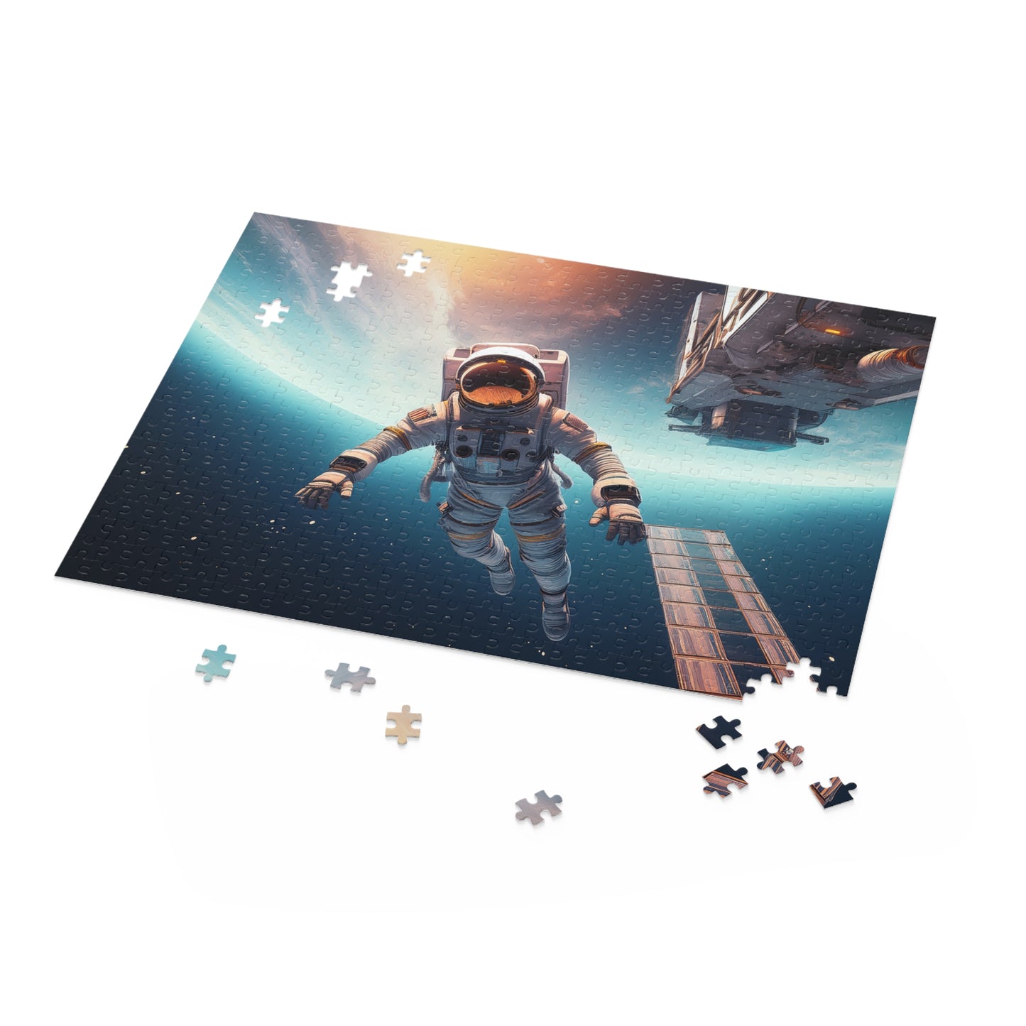Astronaut Puzzle 500-Chipboard Pieces in Box | Kids Puzzles Size: 16" x 20",  Ages 9+ and Family pn48