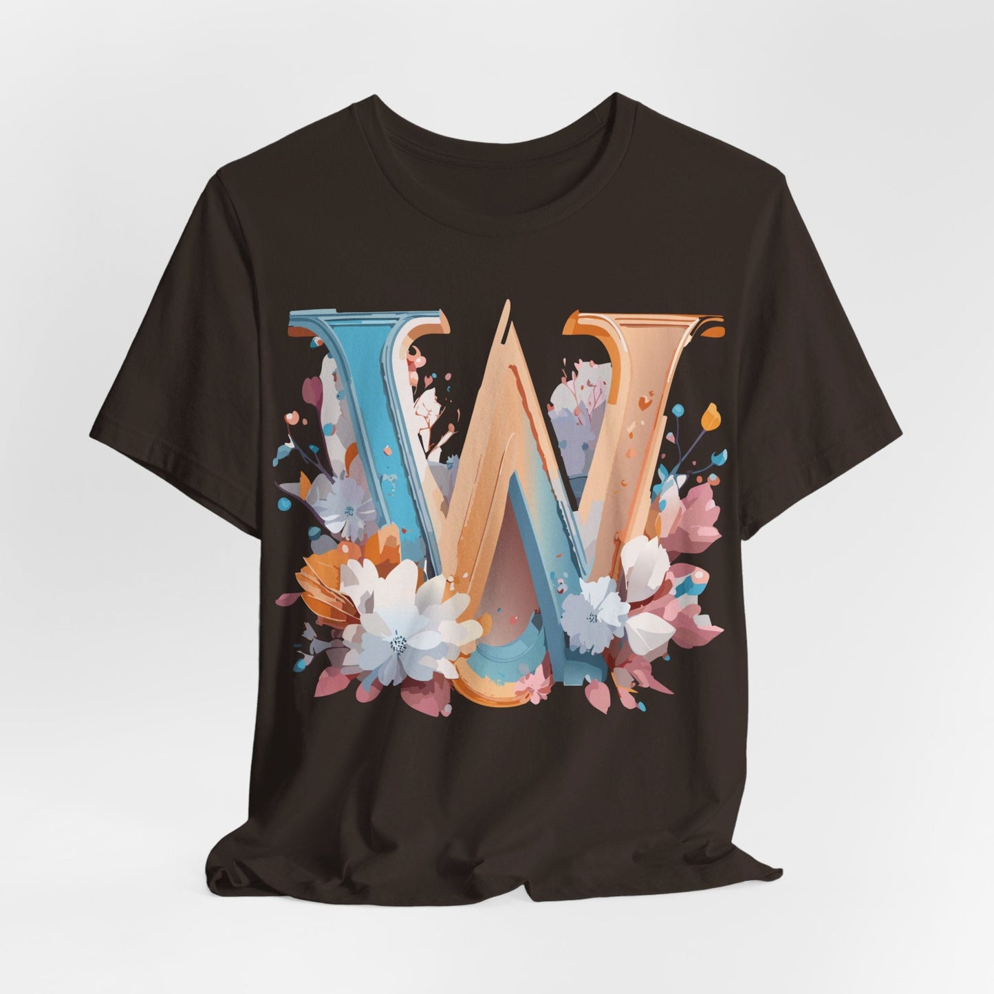Letter W Shirt Unisex Graphic Tee By Adelpha Featuring Vintage Artwork For Everyday Casual Wear