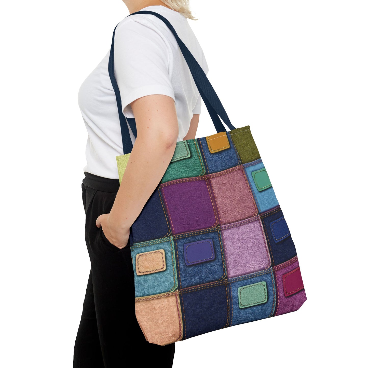 Denim Canvas Bag, Tote Bag Denim - PPU BEST