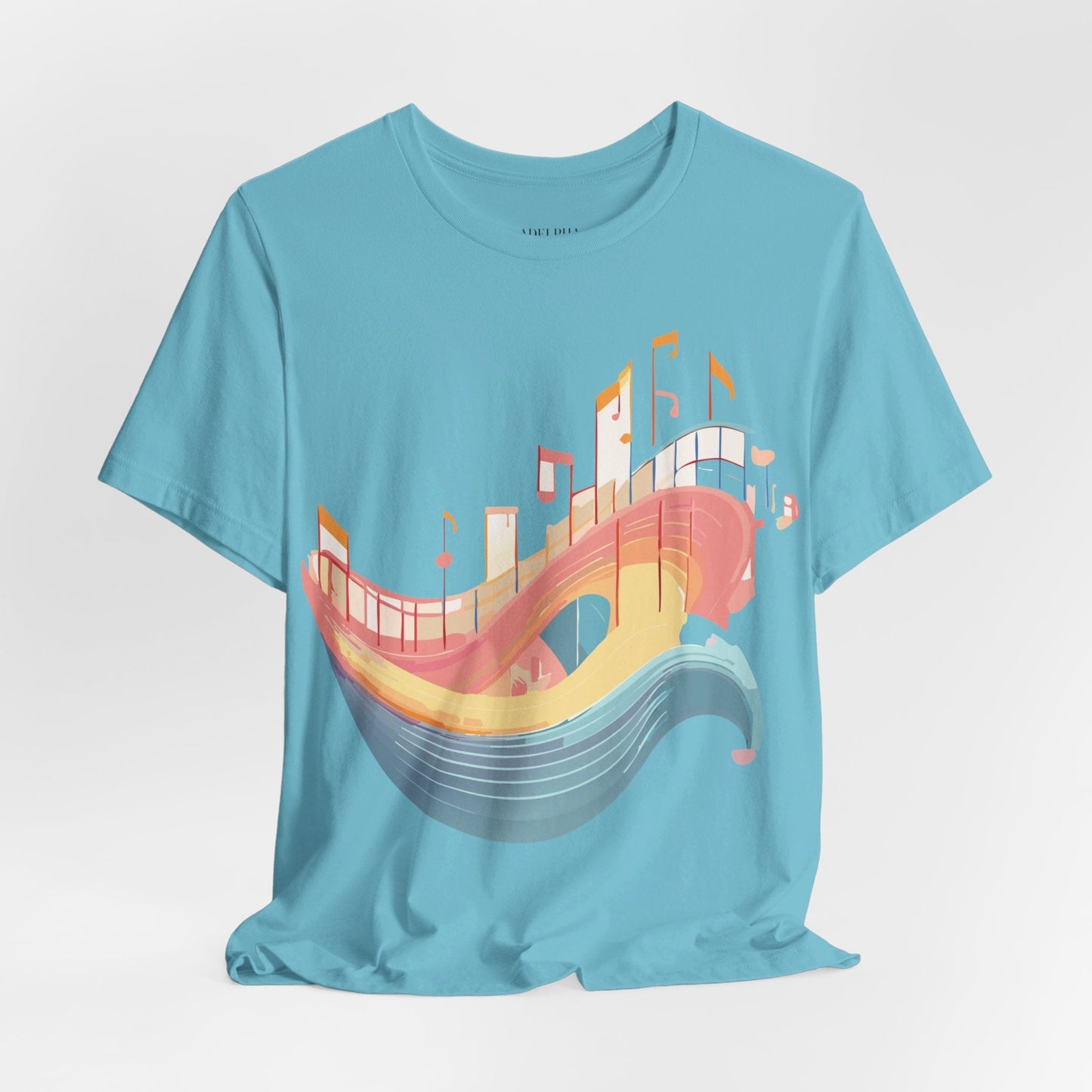 Adelpha Music T Shirt Unisex Graphic Tee Vintage Art Design Jersey Short Sleeve Premium