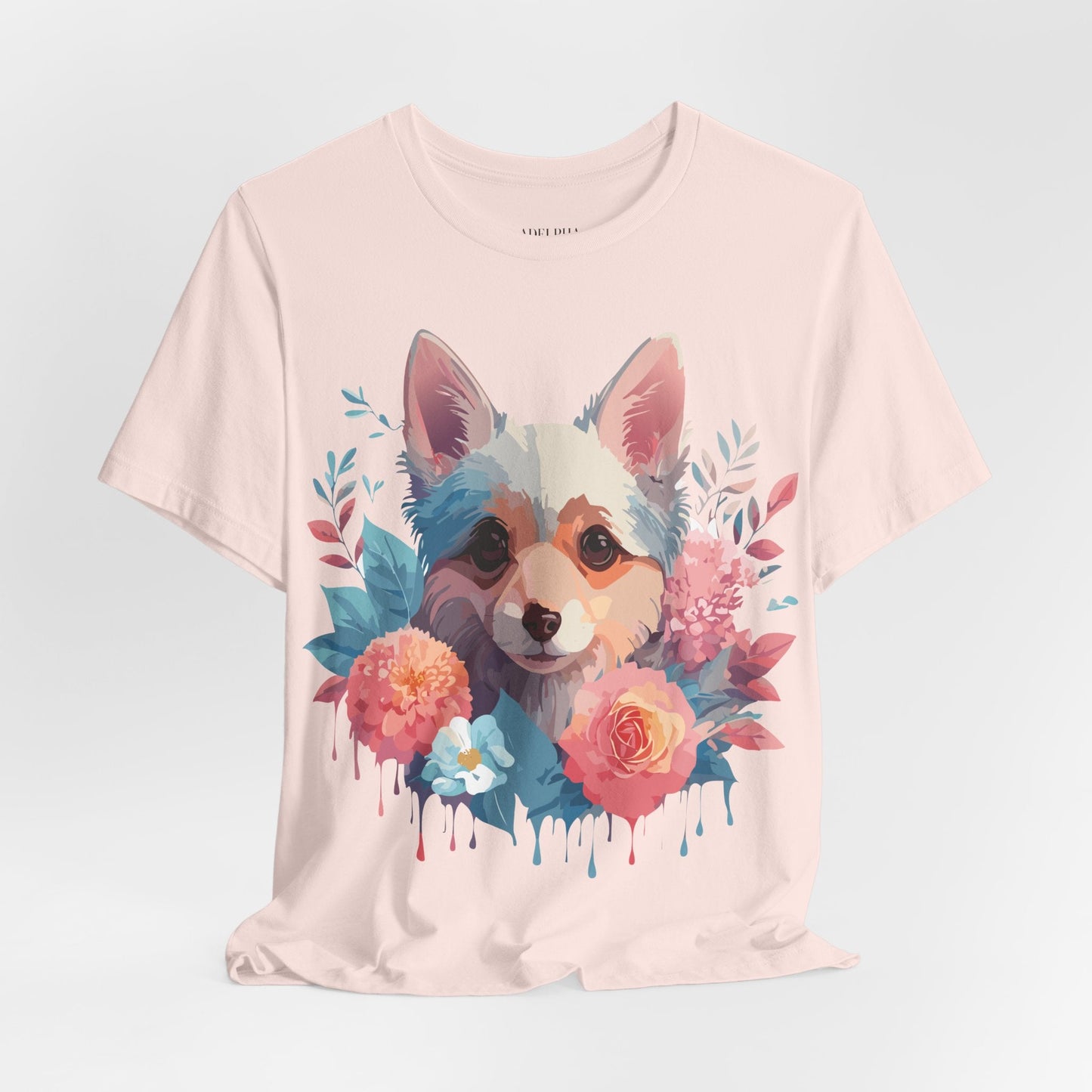 Dog Graphic Tee Unisex Short Sleeve Premium Vintage Inspired Artwork From Adelpha