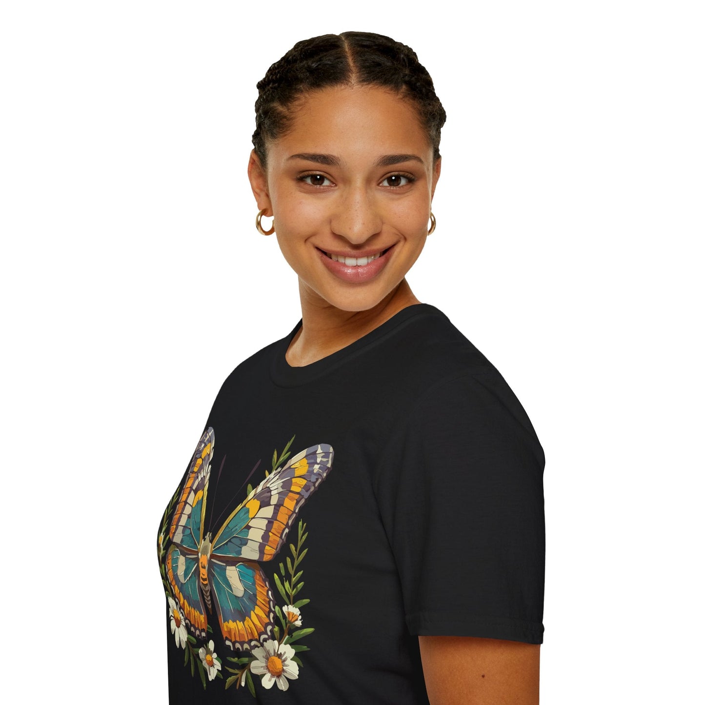 Monarch Butterfly Shirt Unisex T Shirt Softstyle 100 Percent Ring Spun Cotton Comfort