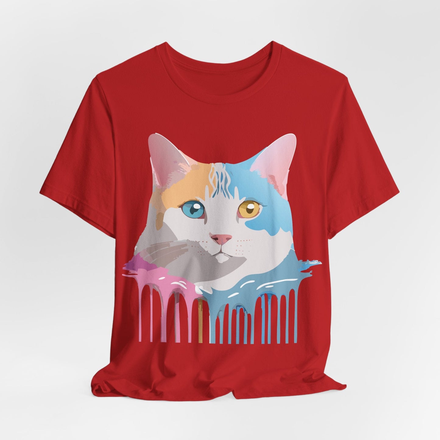 Unisex Cat Shirt Graphic Tee With Vintage Adelpha Art Design