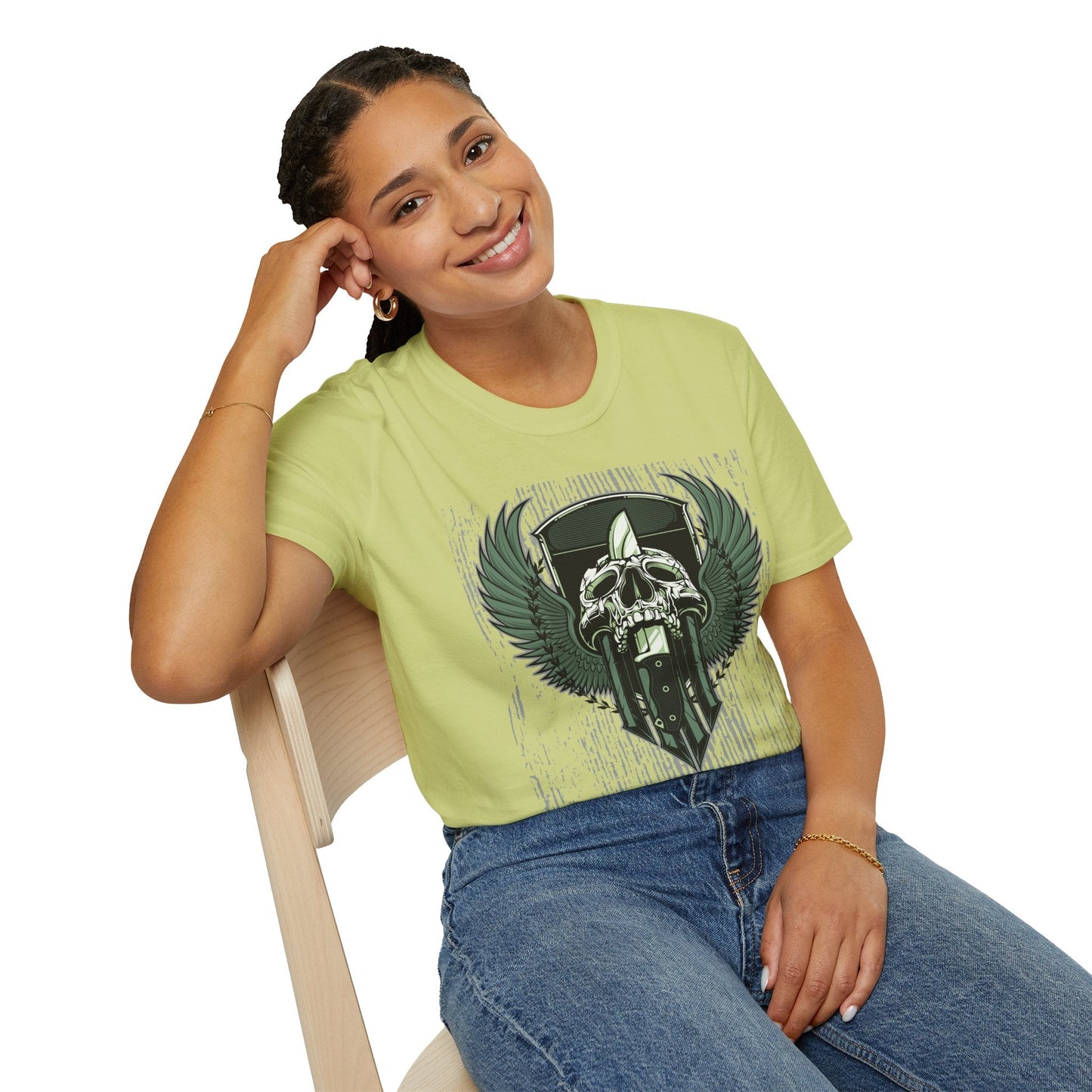 Art Graphic T Shirt Unisex Softstyle Gildan 64000 Cotton Tee With Graphic Design