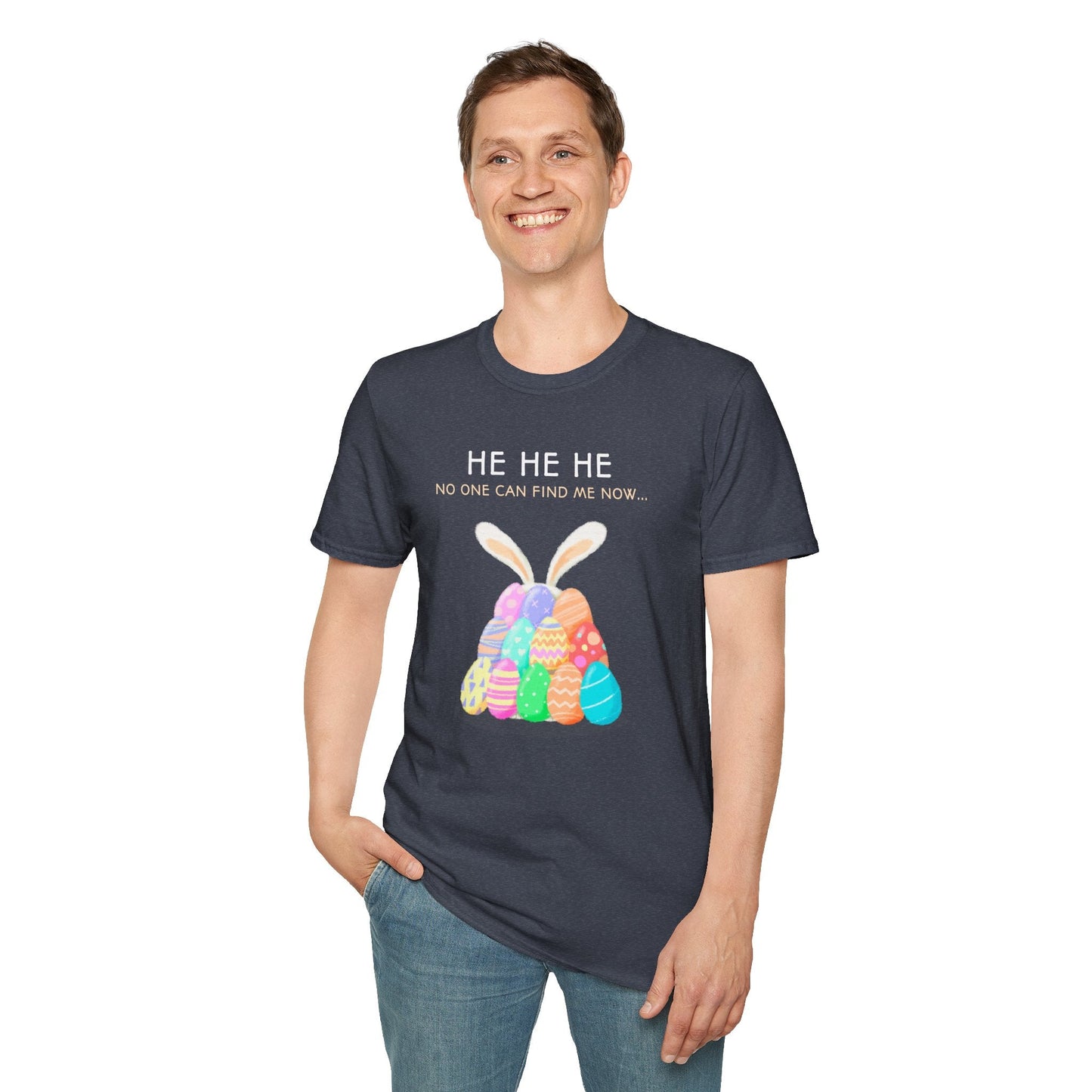 Easter Egg T Shirt Unisex Softstyle 100 Percent Ring Spun Cotton Easter Design Tee