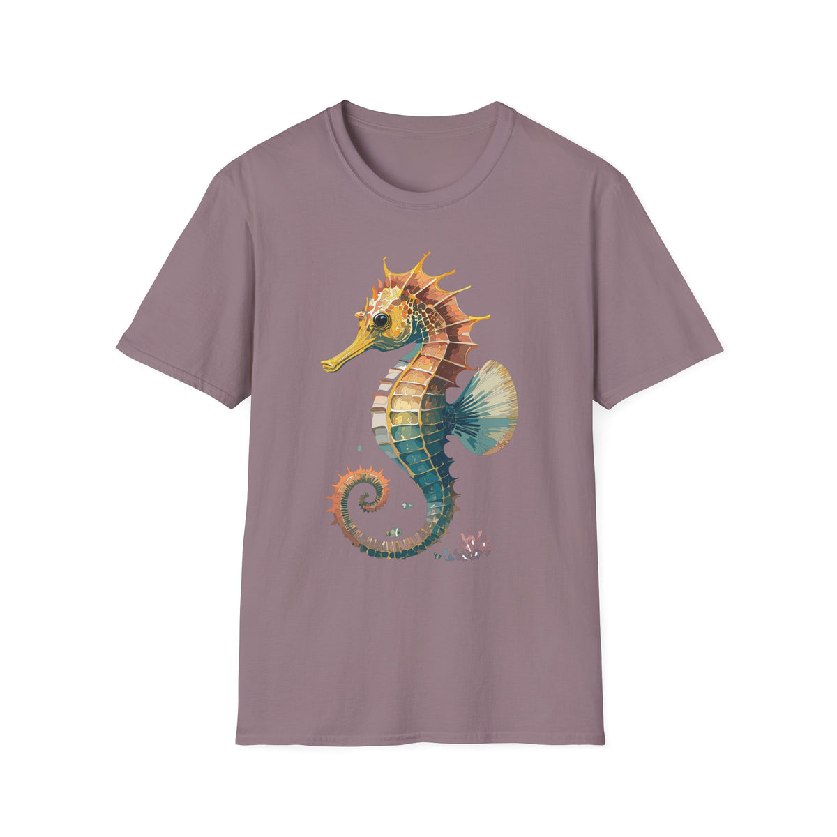 Watercolor Seahorse T-Shirt | Ocean Marine Life Tee