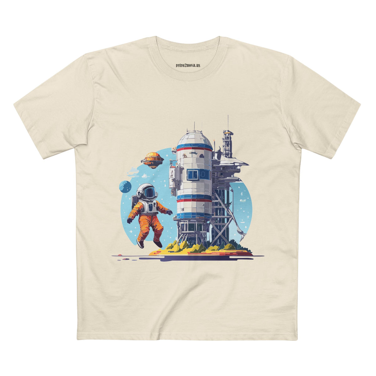 Cosmos Astronaut Graphic Tee Staple Unisex 100 Cotton Tee Shirt - CS-8