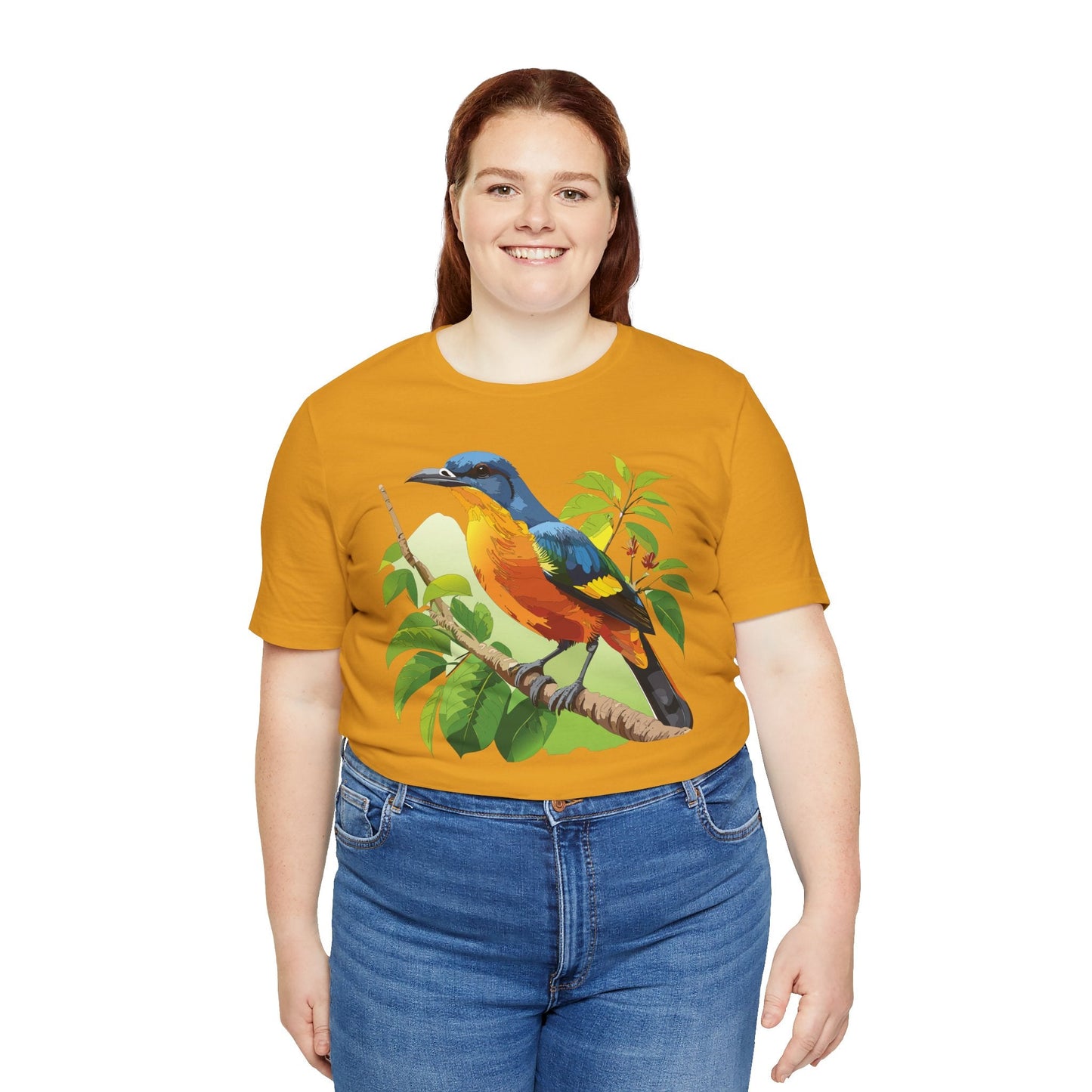 Unisex Animal Design Tee Shirt With Wildlife Graphics For Casual Everyday Wear And Comfort