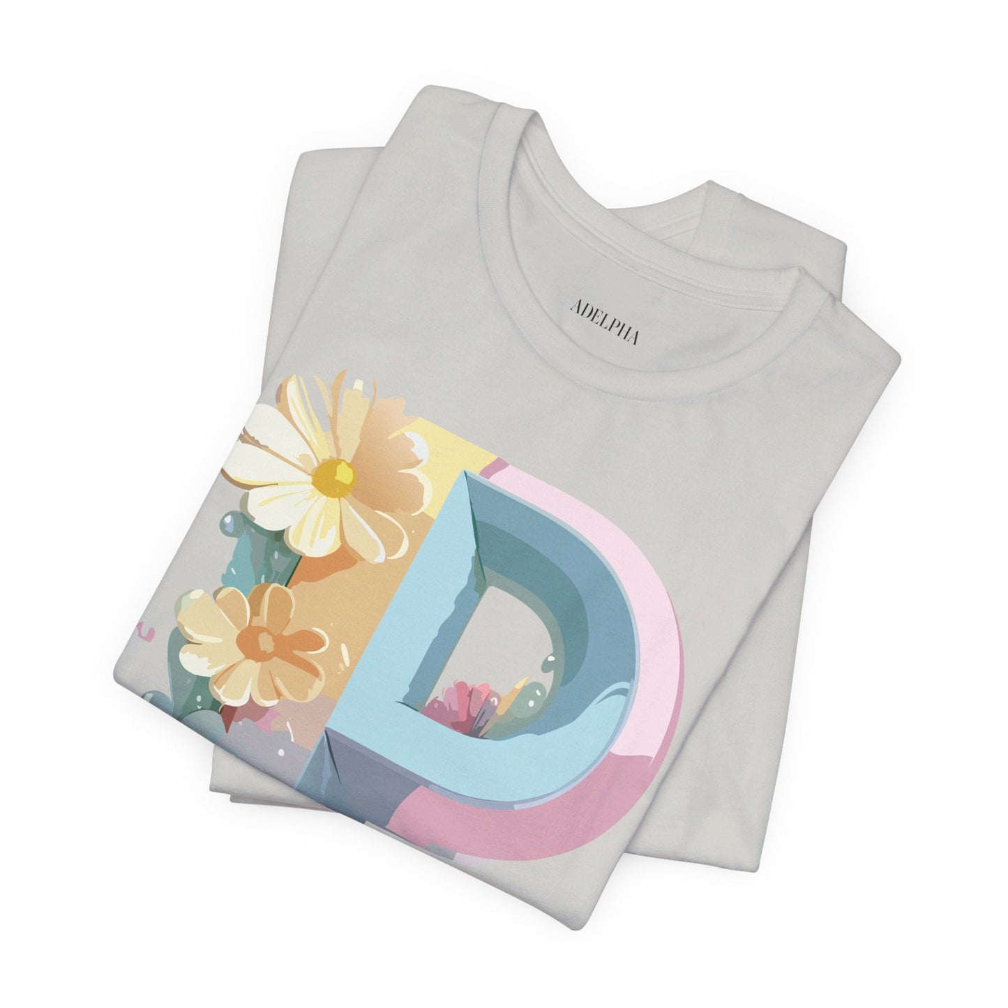 Adelpha Letter P Graphic T Shirt Unisex Vintage Inspired Art Tee for Everyday Style
